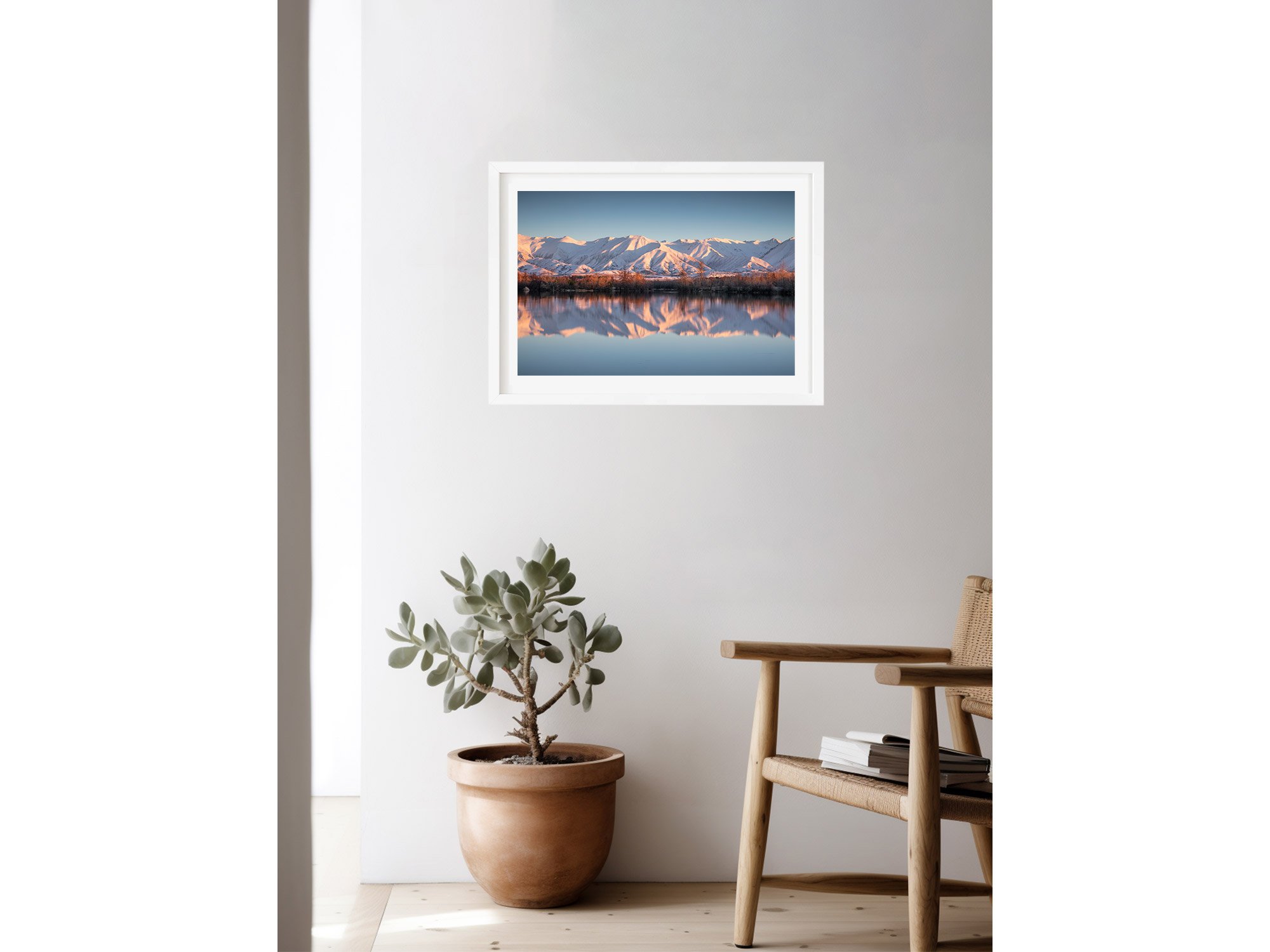 Lake Poaka Twizel lake reflection NZ Print