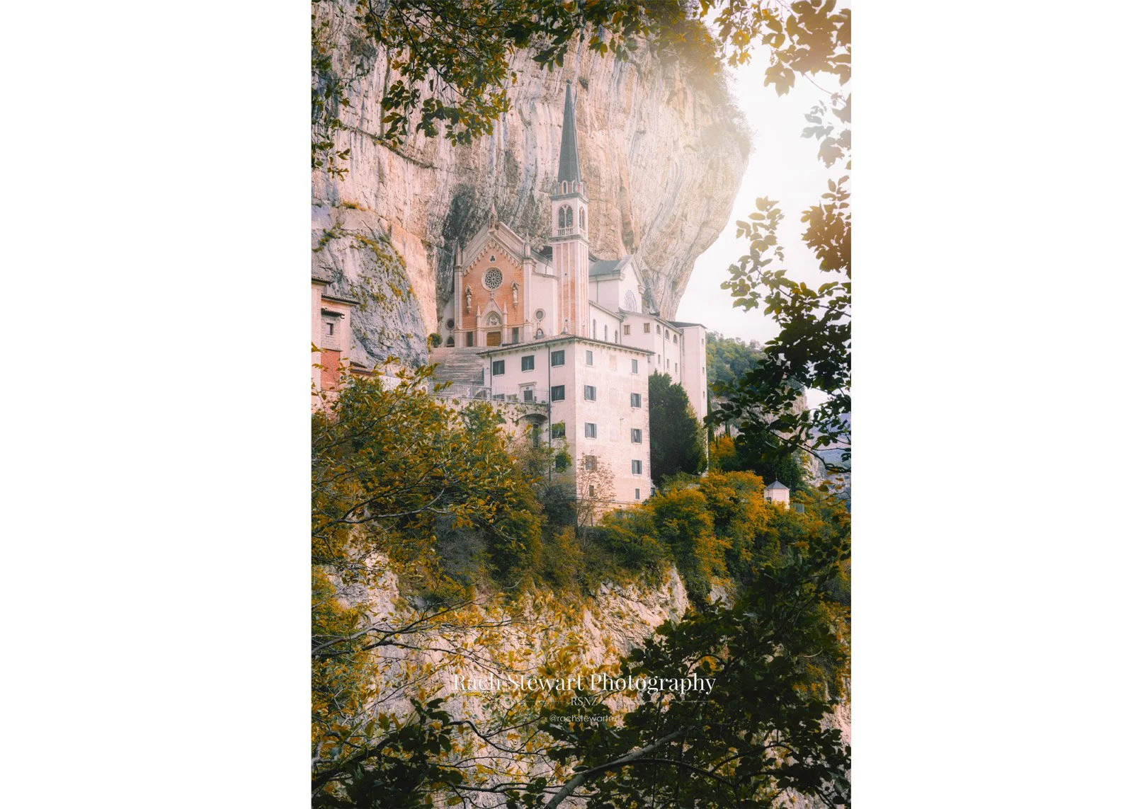 Santuario Madonna della Corona Church Italy Print
