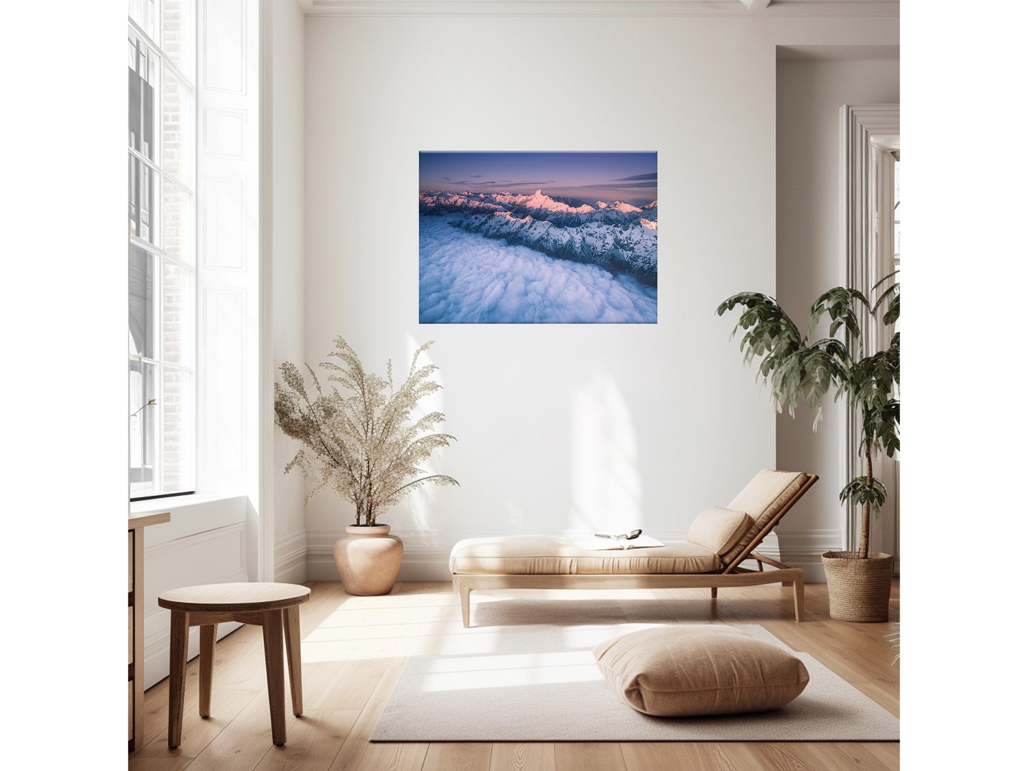 Mount Sefton Aerial NZ Print Mount Cook