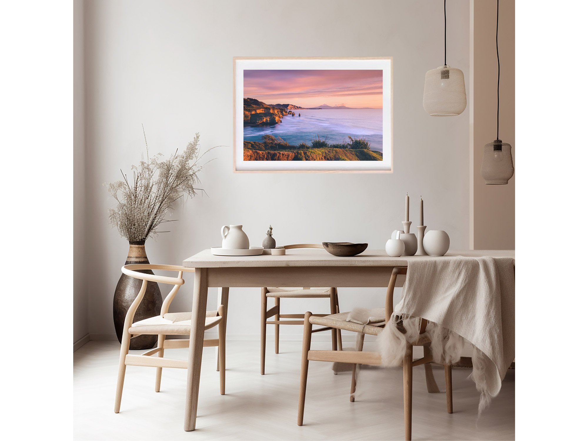 Three Sisters Tongaporutu Taranaki NZ Print
