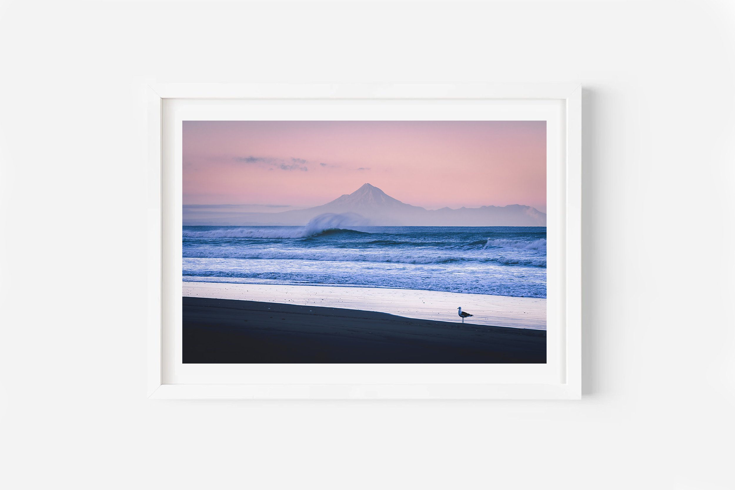 Mokau Beach Taranaki NZ Print