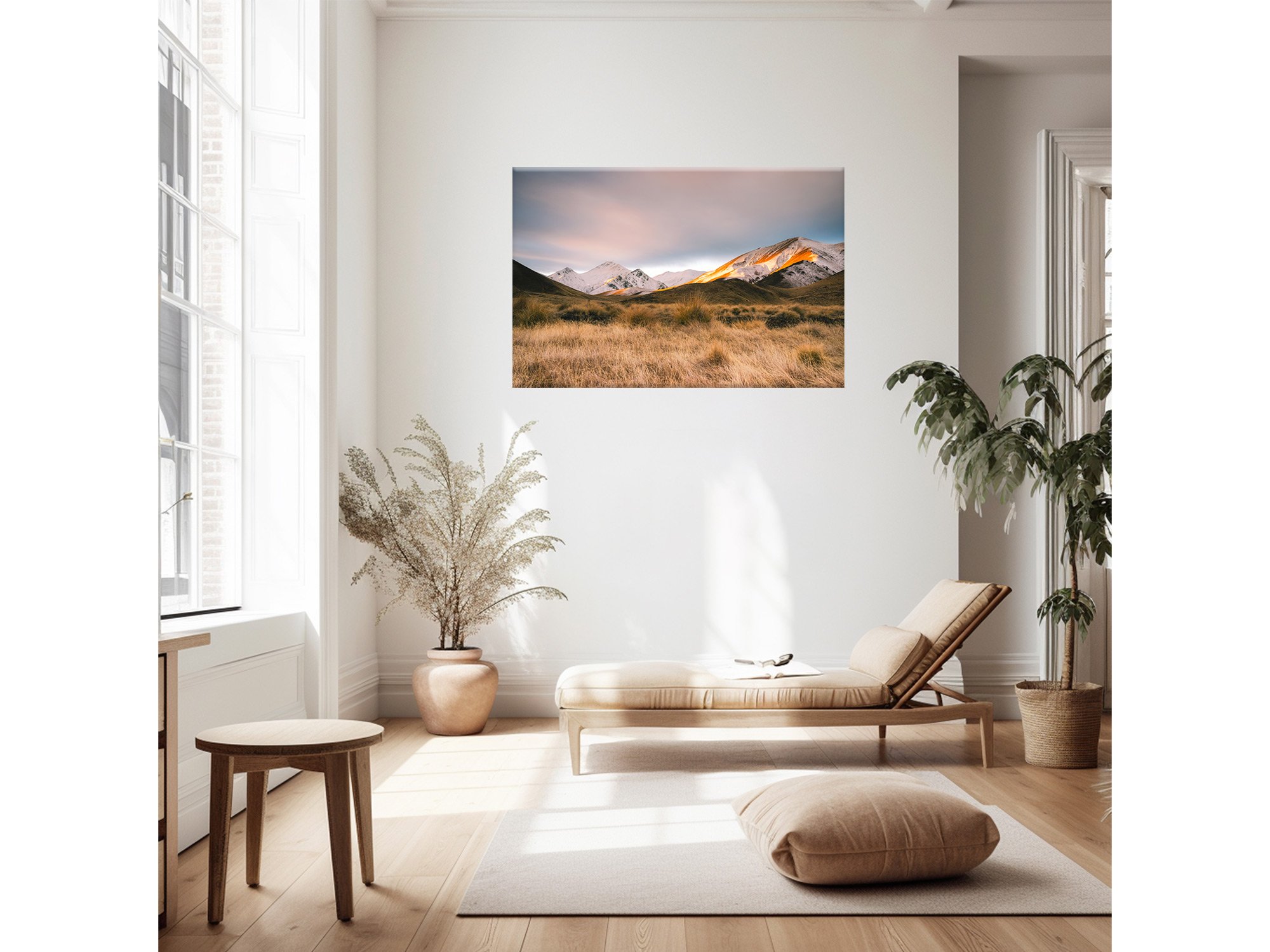 NZ Print of Lindis Pass view central otago sunset