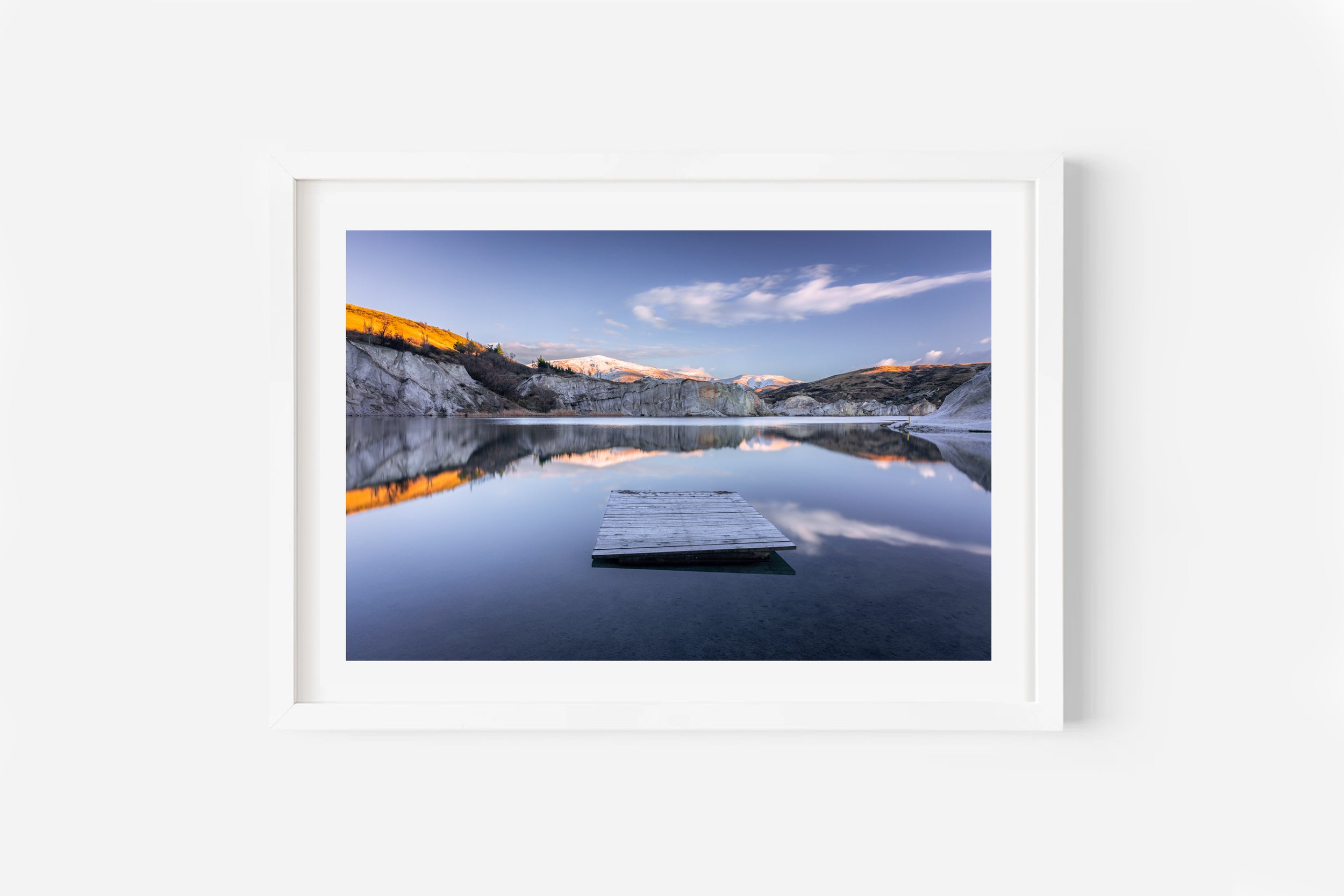 St Bathans Blue Lake Otago NZ Print