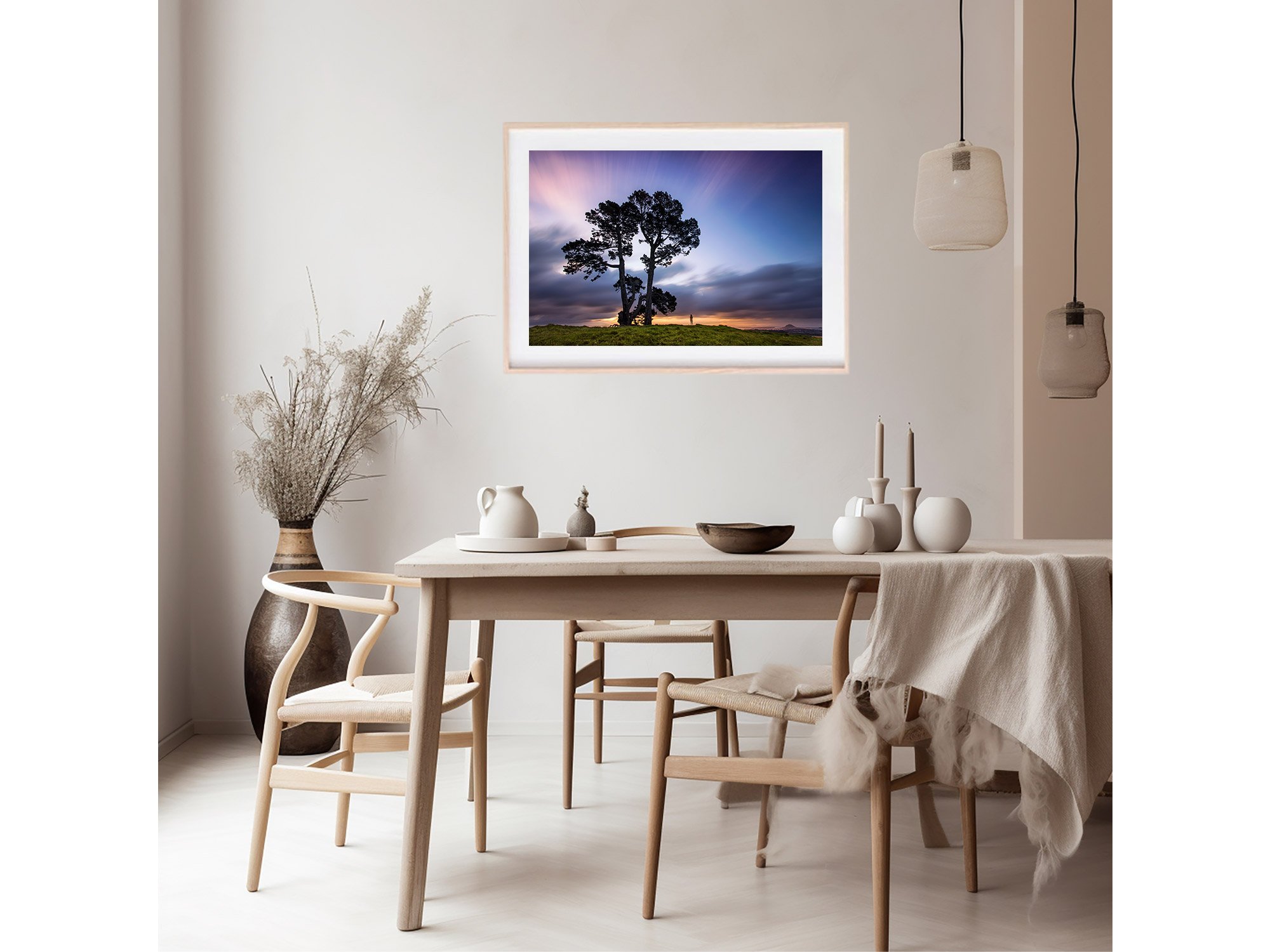 Papamoa Hills Regional Park sunrise Bay of Plenty NZ Print