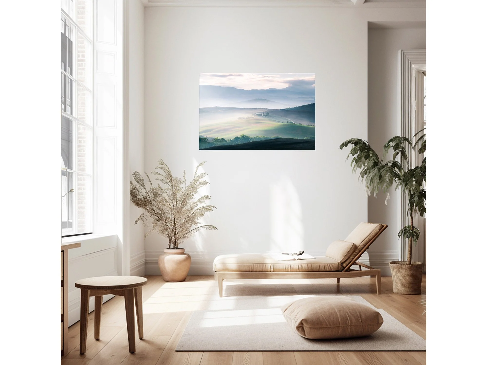 Tuscan Fields Podere Belvedere Tuscany Italy Print