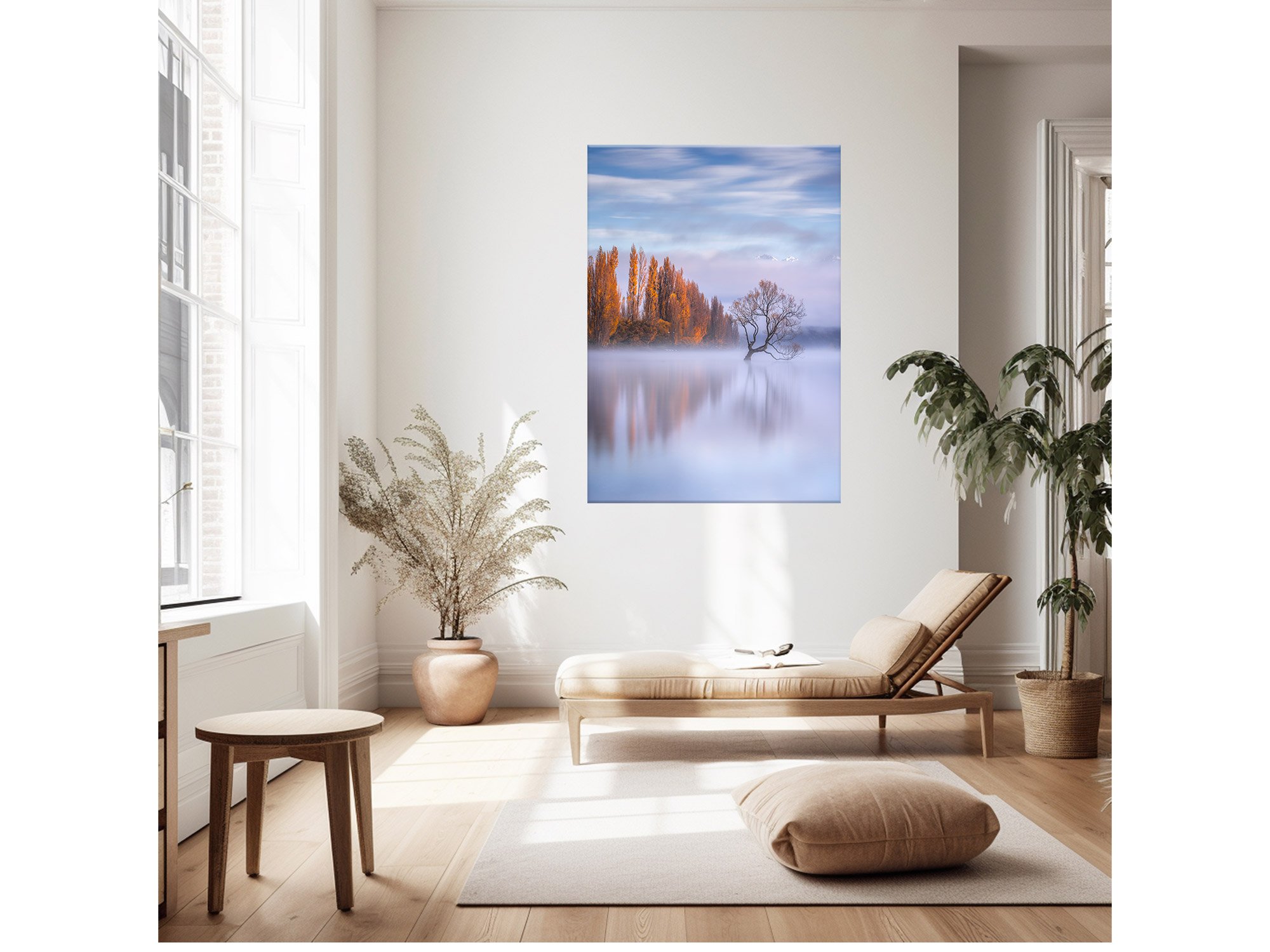 Wanaka Tree sunrise autumn NZ Print