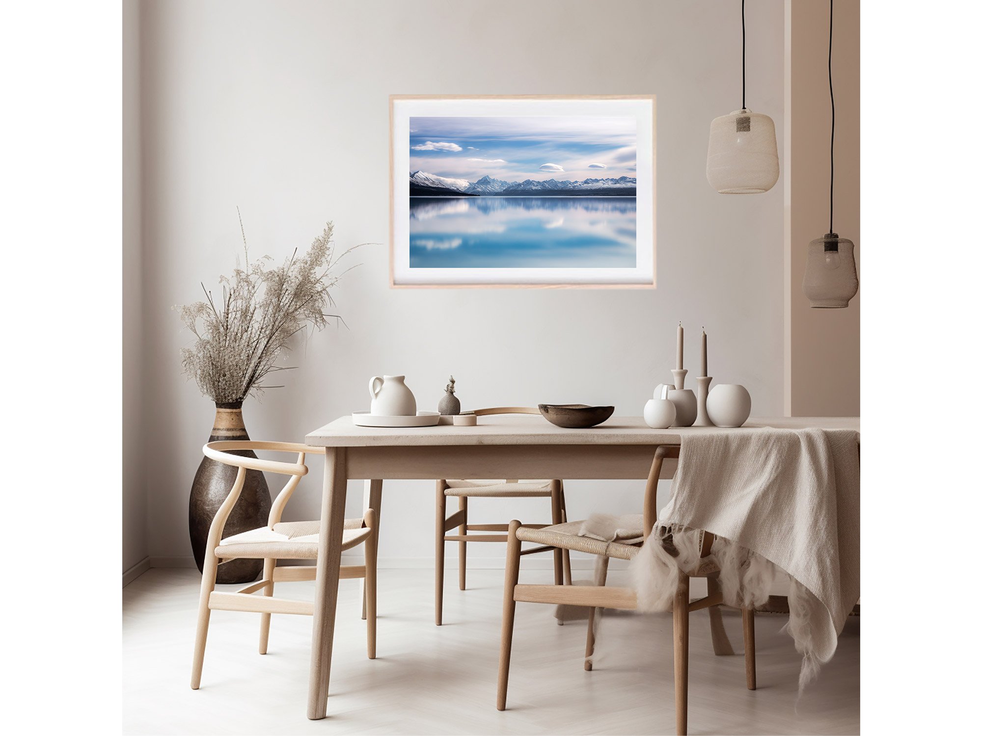 Lake Pukaki Mount Cook Reflection NZ Print