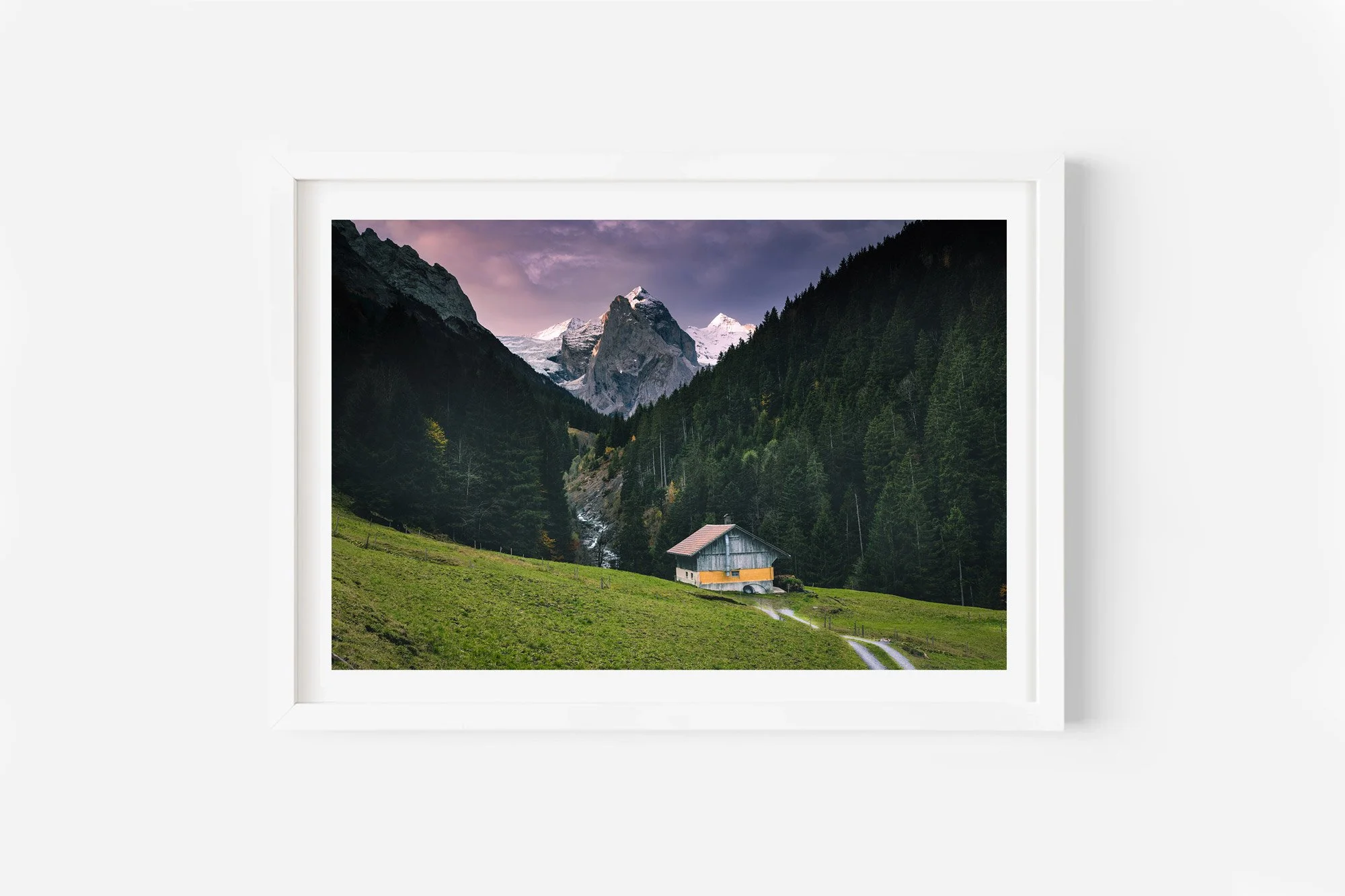 rosenlaui valley glacier bernese alps switzerland print