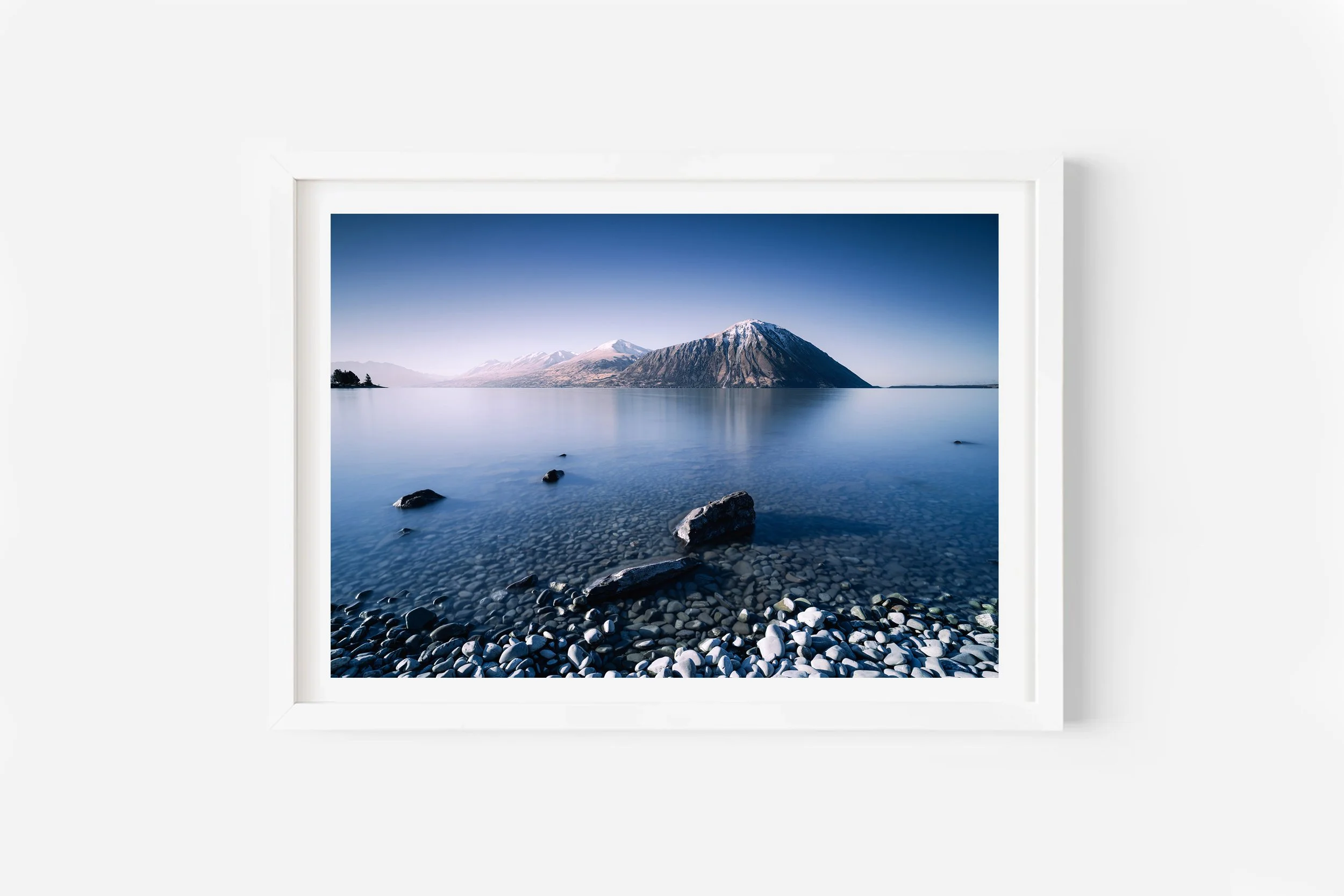 lake ohau mackenzie new zealand print