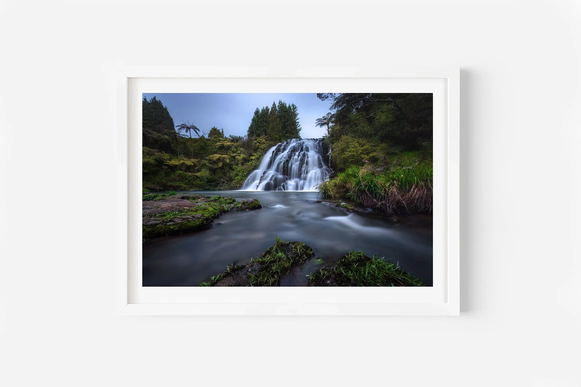 Owharoa Falls Karangahake Gorge Coromandel NZ Print