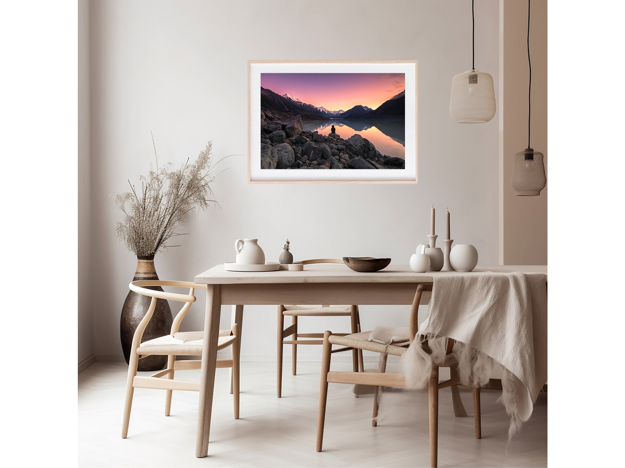 Lake Tasman sunrise Mount Cook NZ Print