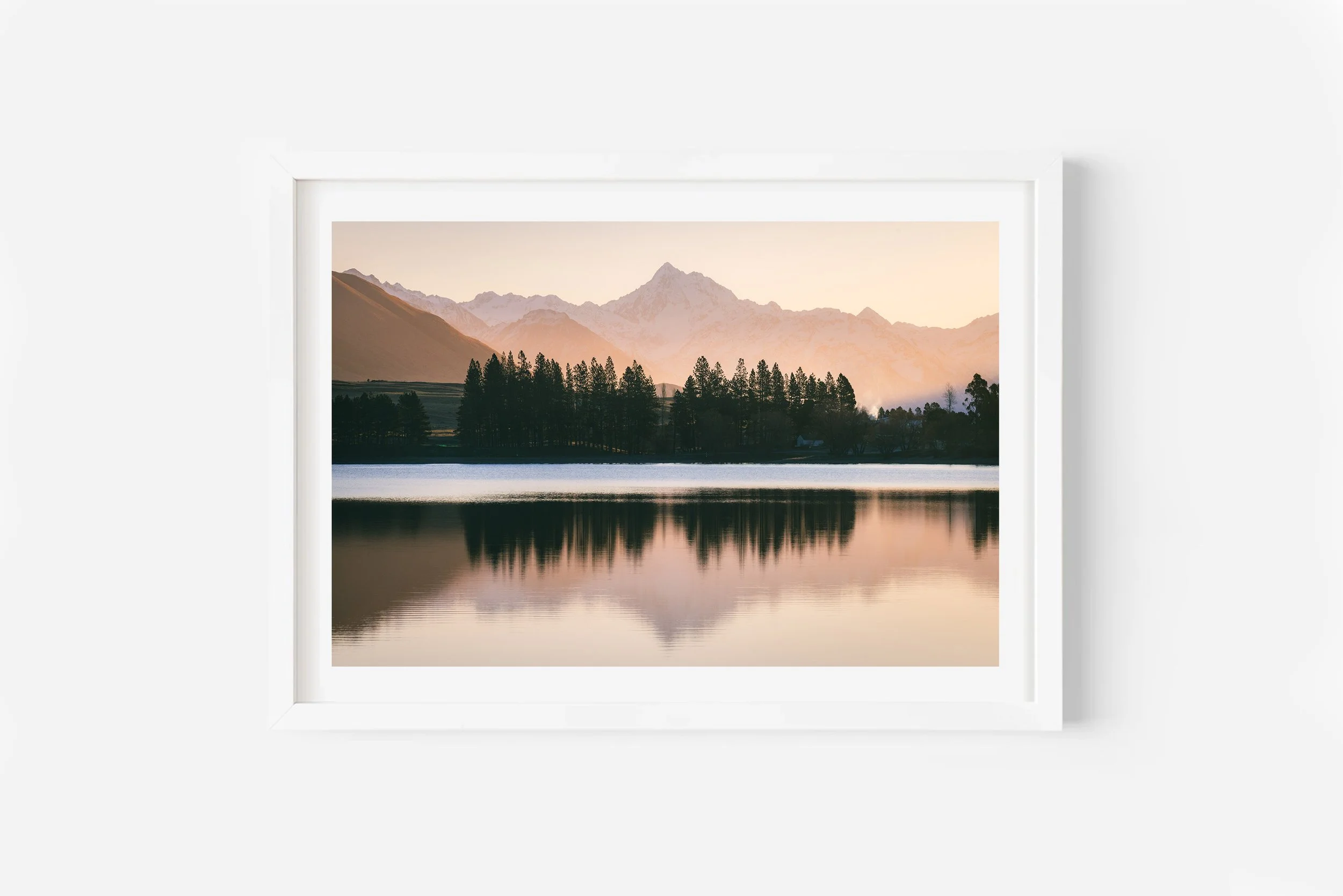 Mount Darchiac Lake Camp Hakatere Conservation Park NZ Print