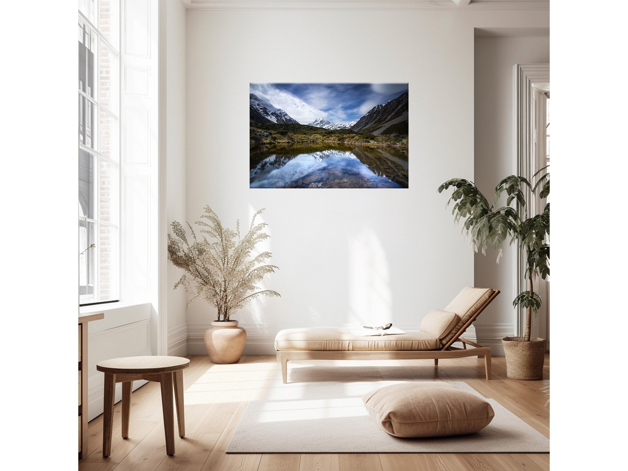 Hooker Valley Track Mount Cook reflection NZ Print