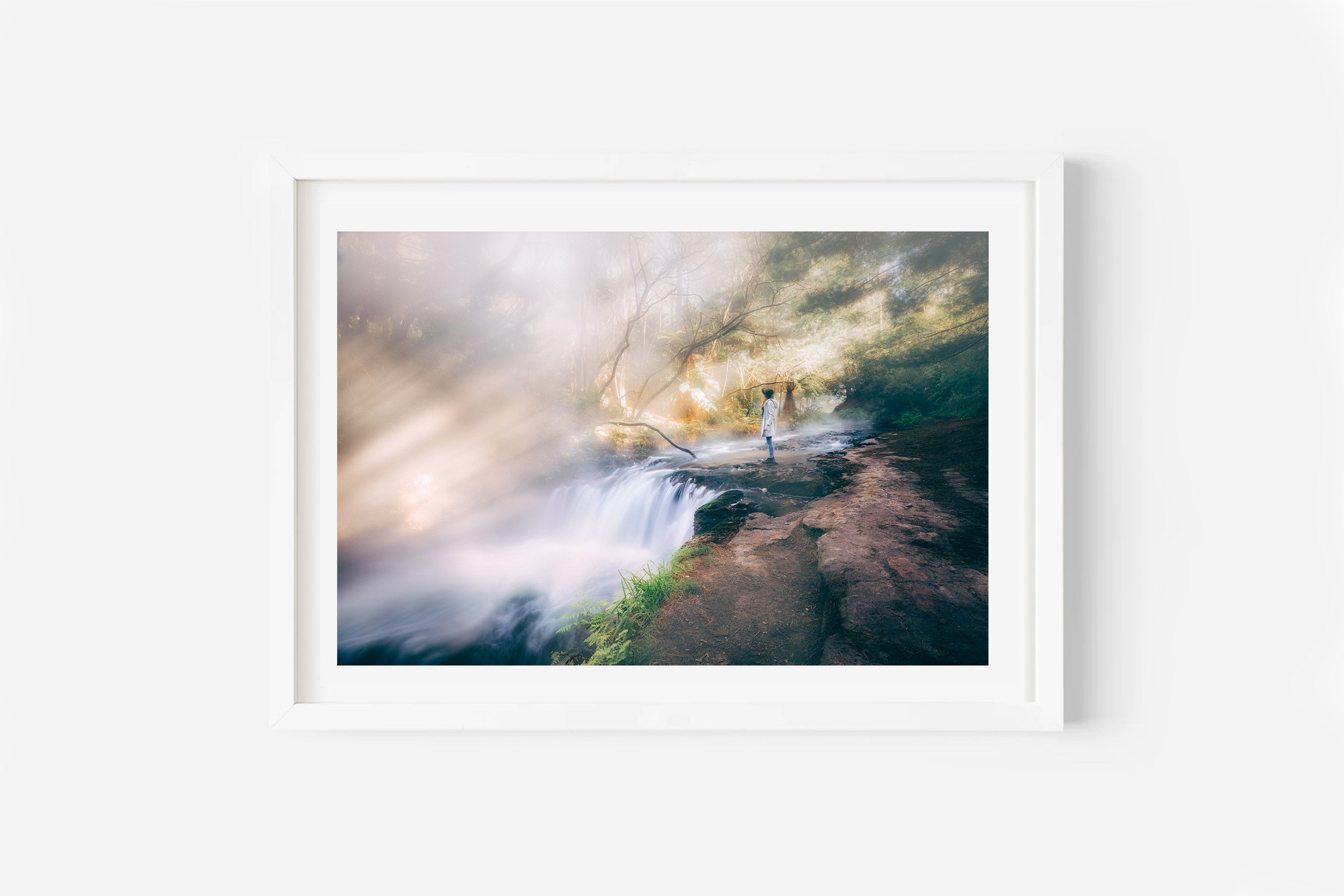 Kerosene Creek Waterfall Hot Springs Rotorua NZ Print