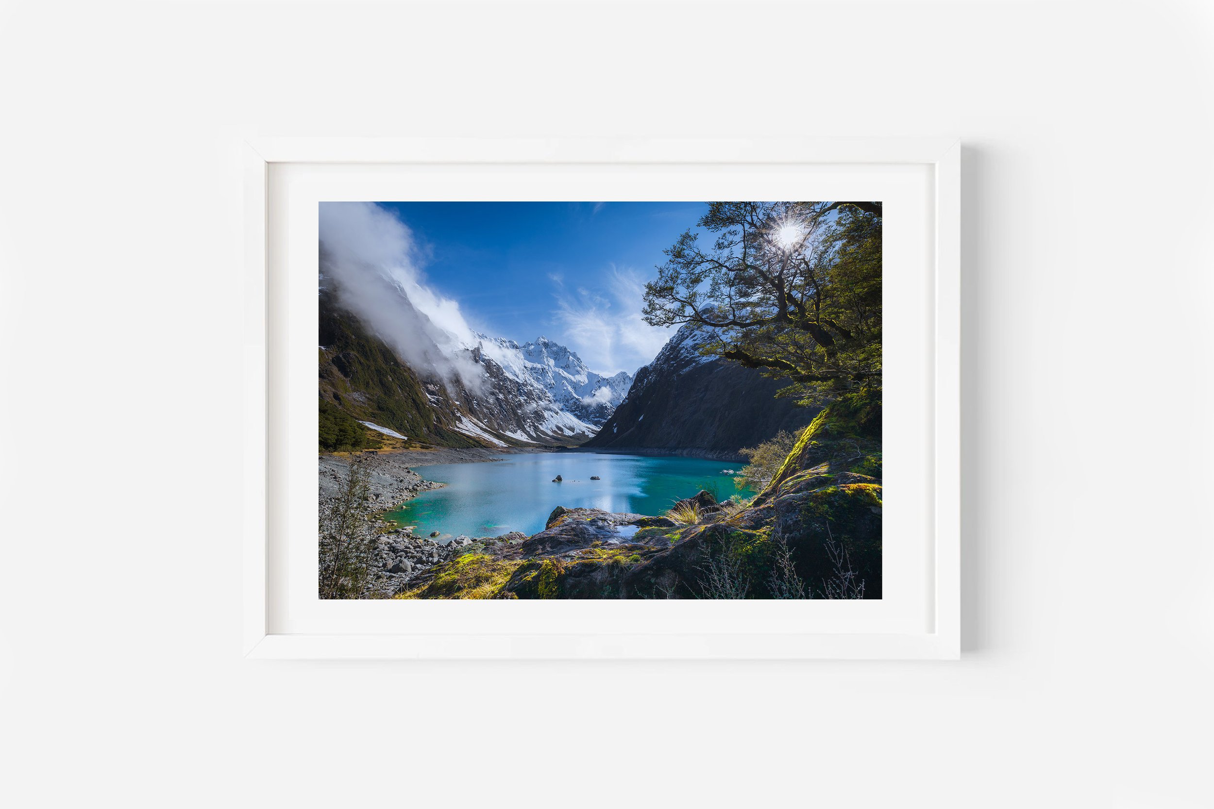 Lake Marian Hike Fiordland NZ Print