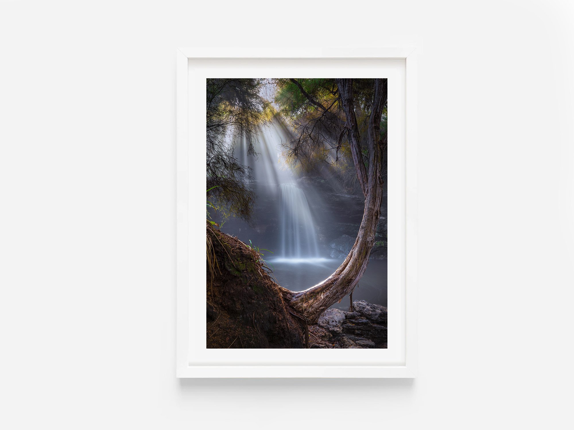 Hidden Hot Waterfall Rotorua NZ Print