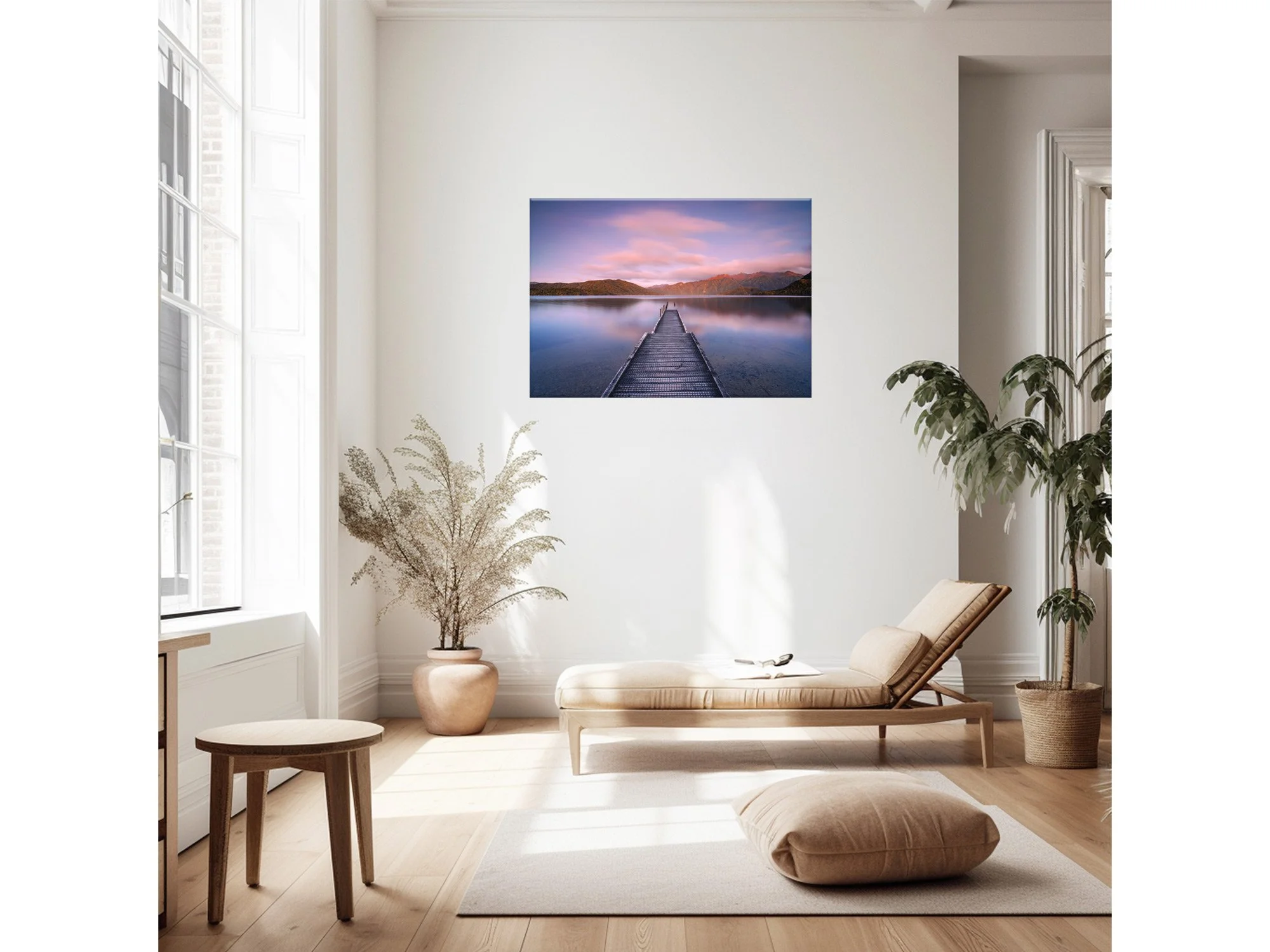 Sunrise Lake Hauroko Fiordland New Zealand Print