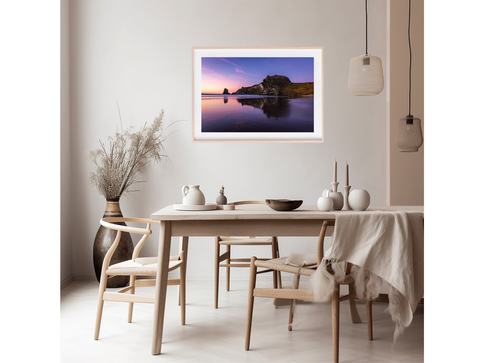Castlepoint Beach Sunrise Print Wairarapa New Zealand