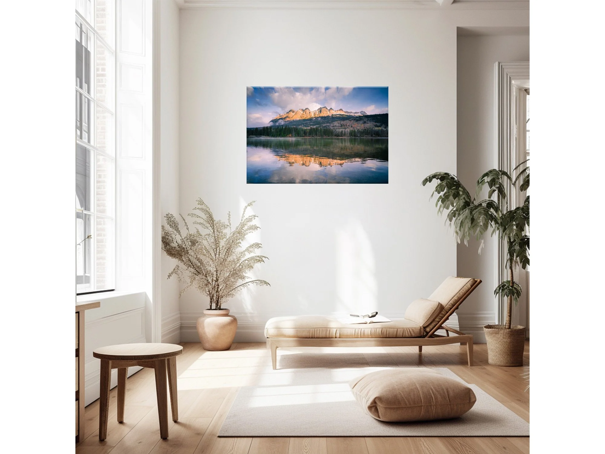 mountain views jasper canada highway 19 print