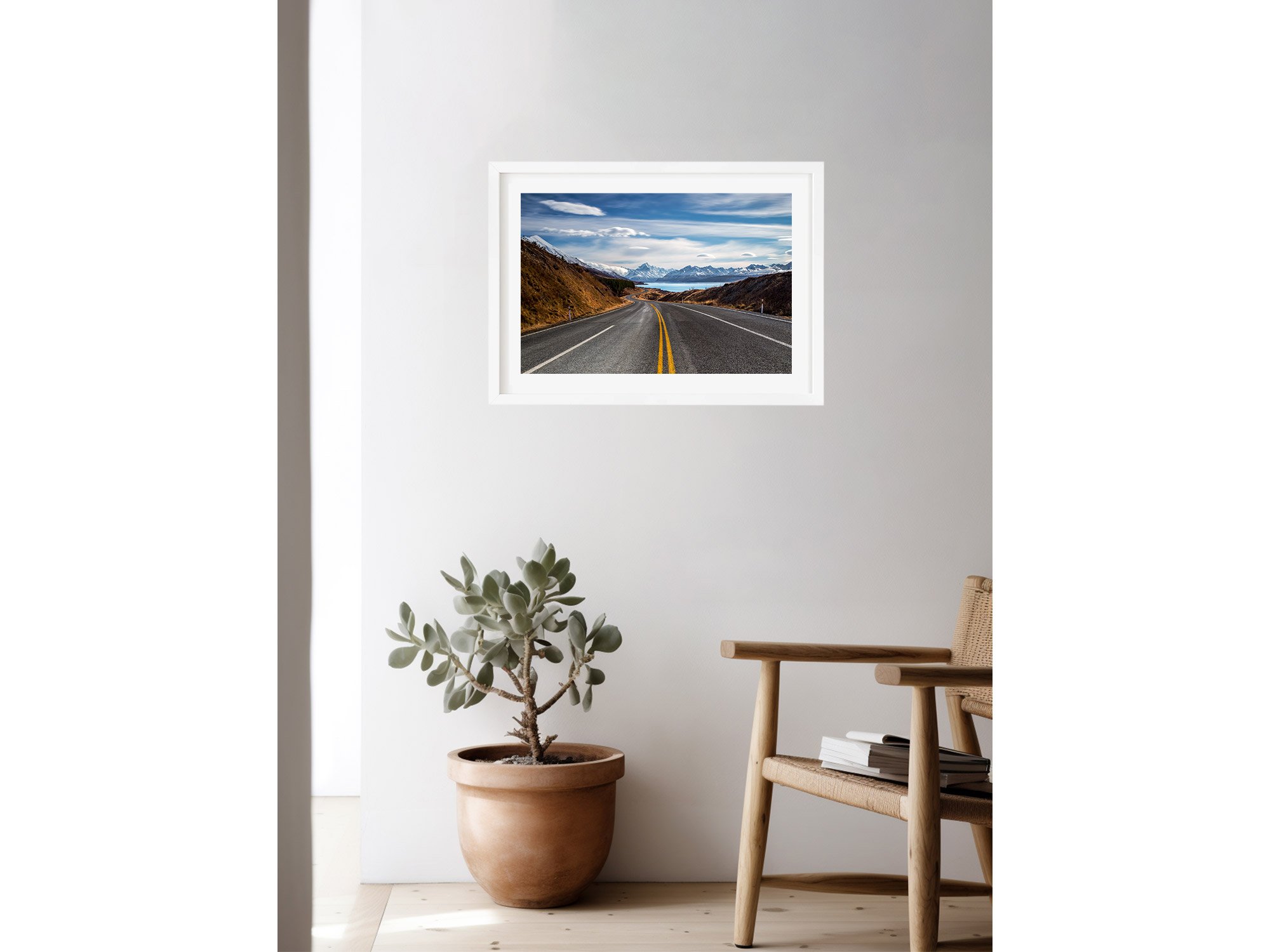 Mount Cook Road Lookout NZ Print