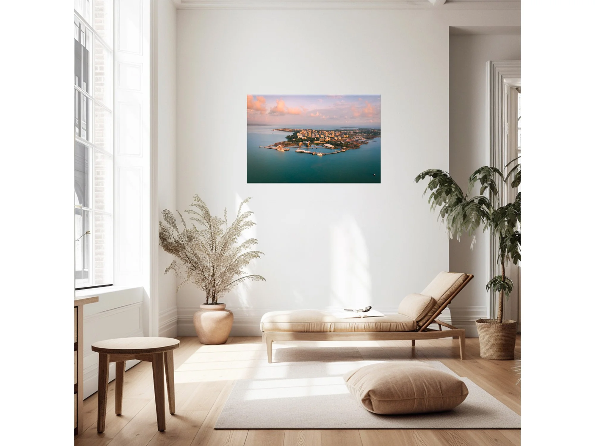 Darwin City Aerial sunrise Northern Territory Australia Print