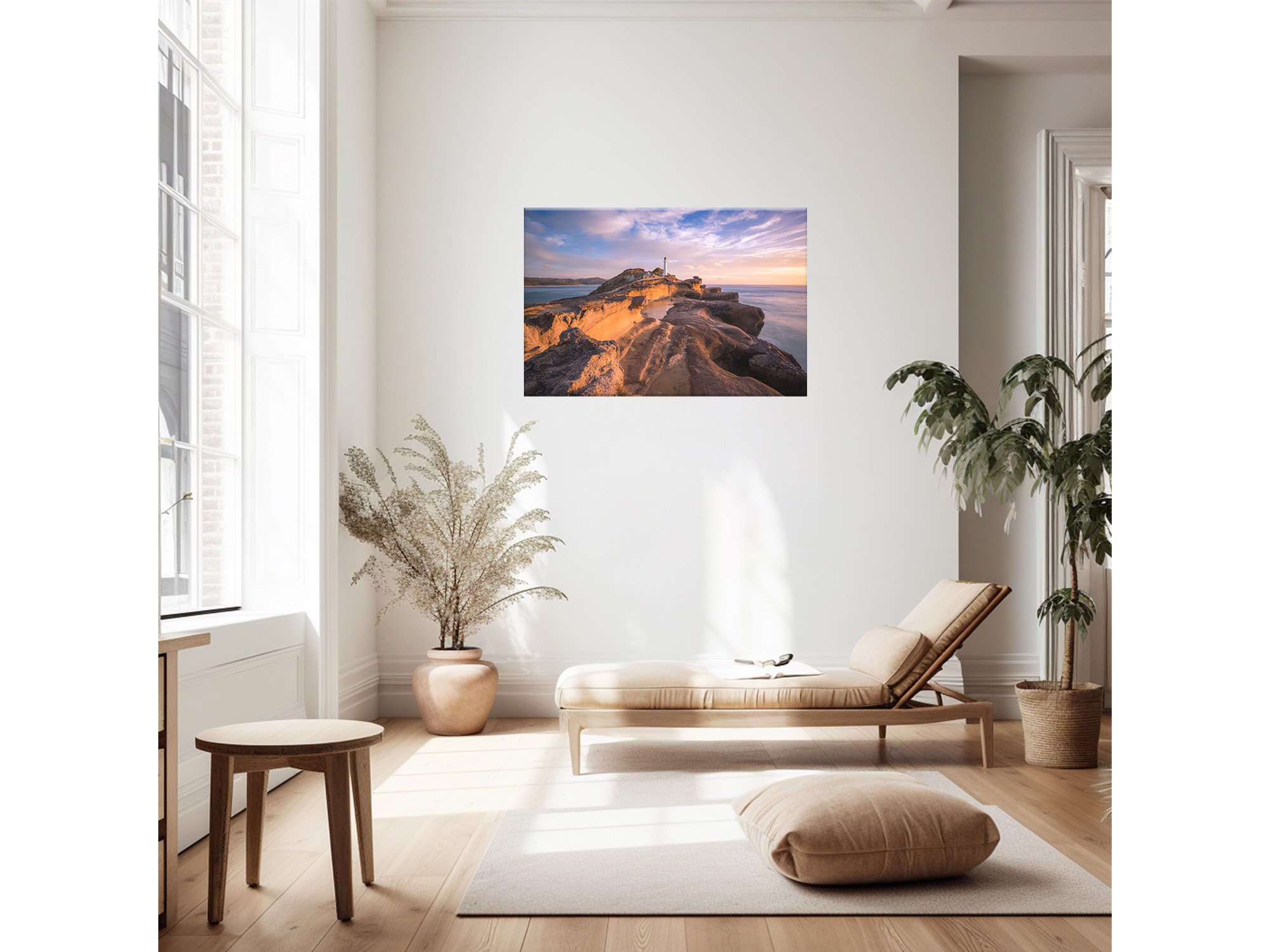 Castlepoint Lighthouse Sunrise Print Wairarapa New Zealand