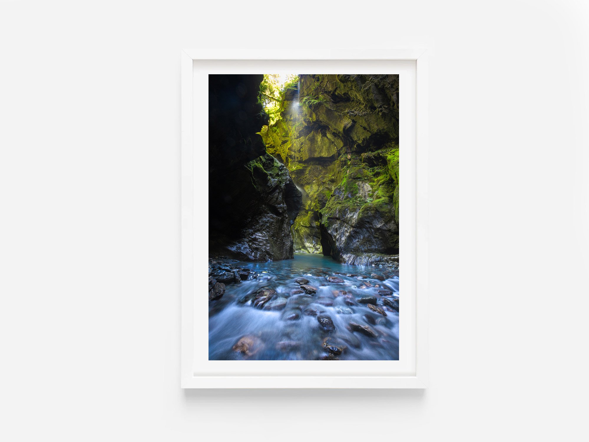 Haast Pass Hidden Canyon Wanaka NZ Print