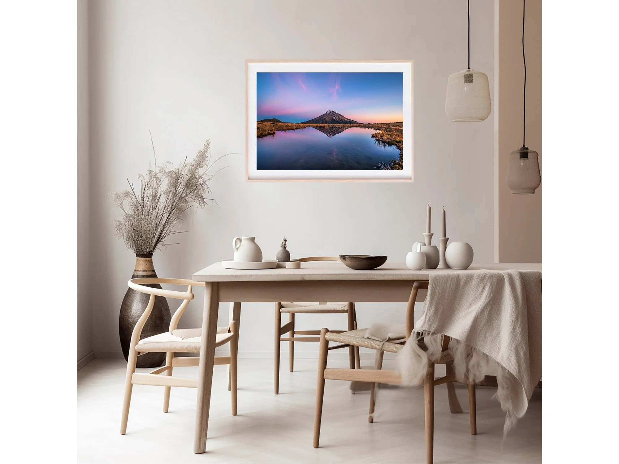 Pouakai Tarns Sunset Mount Taranaki NZ Print