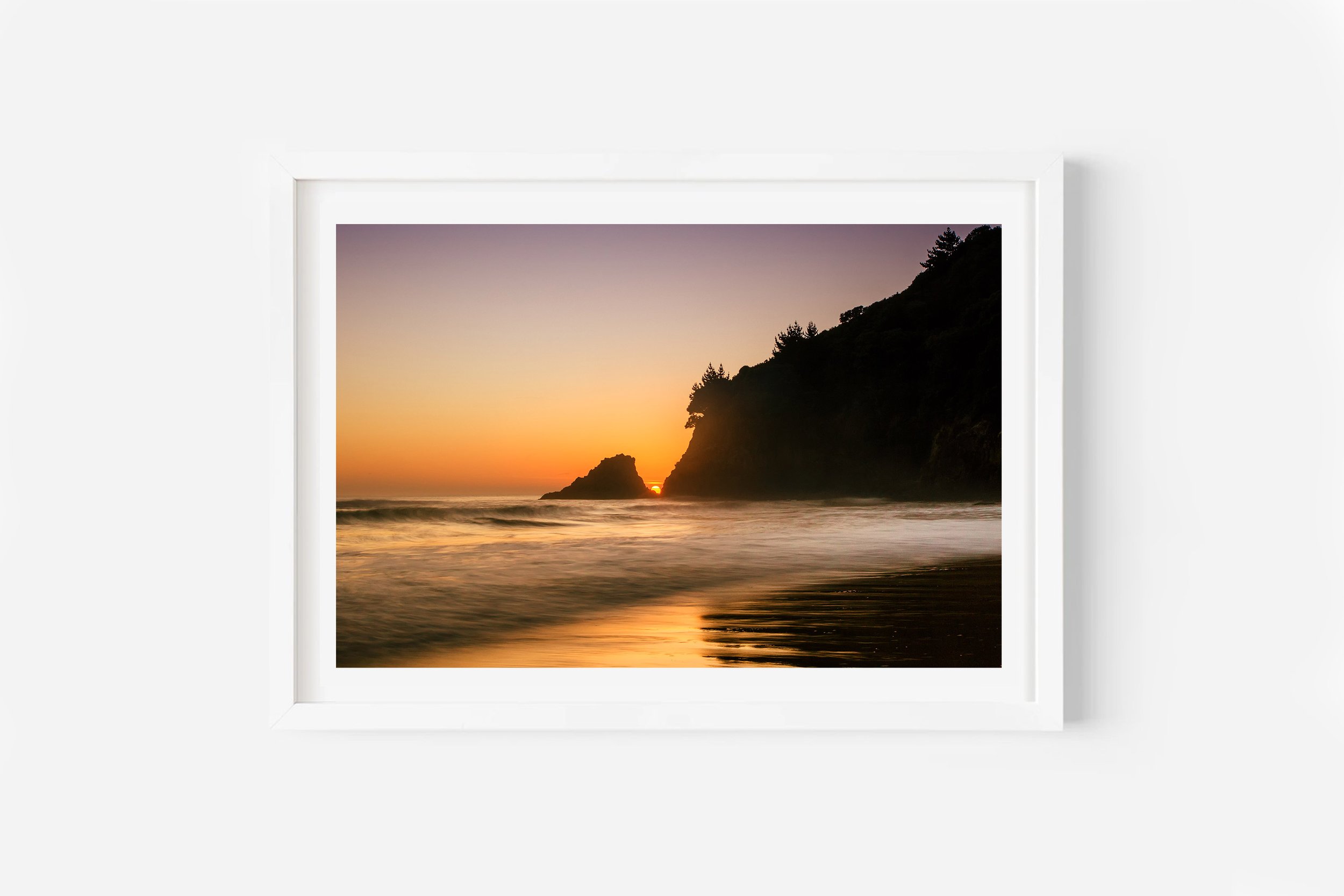 Orokawa Bay Waihi Beach Bay of Plenty sunrise NZ Print