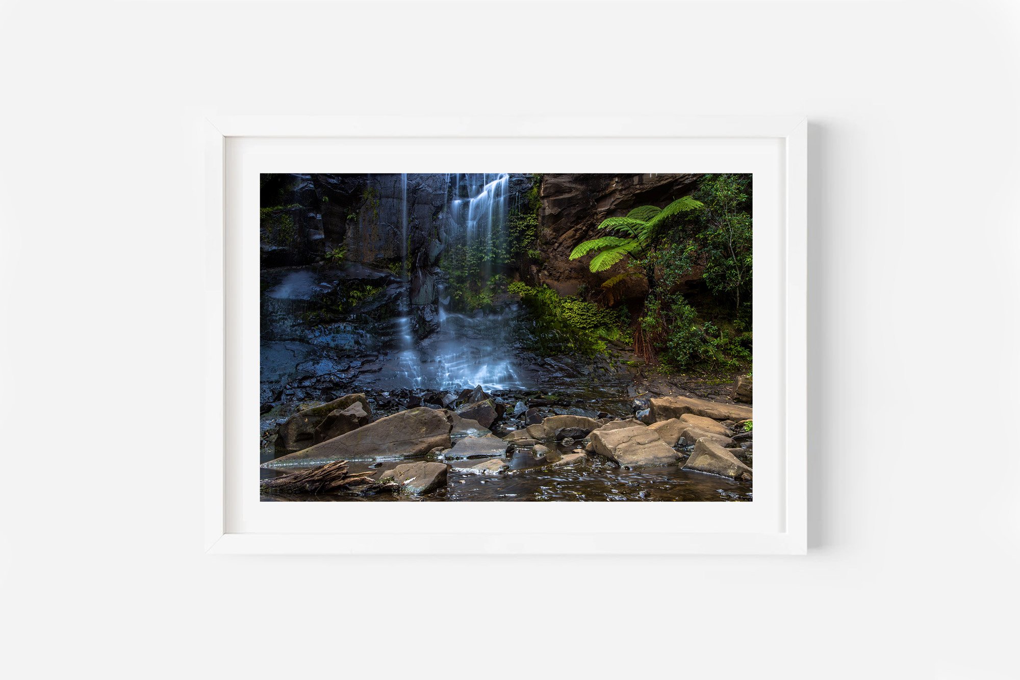 Mokoroa Falls Te Henga Auckland NZ Print