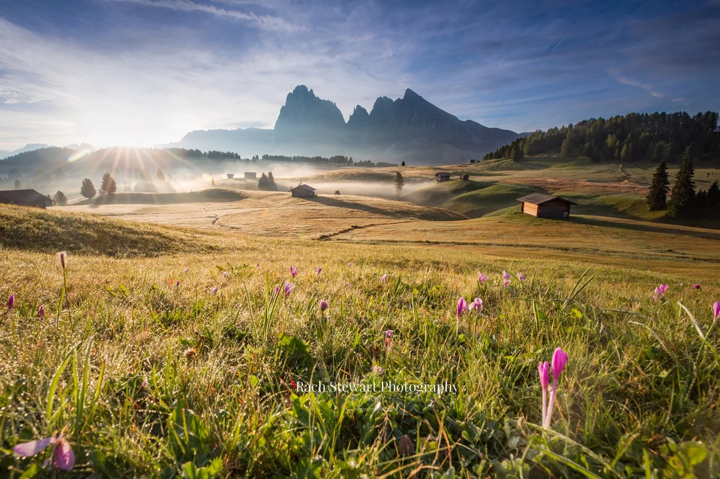 Alpe Di Siusi Italy Sunrise