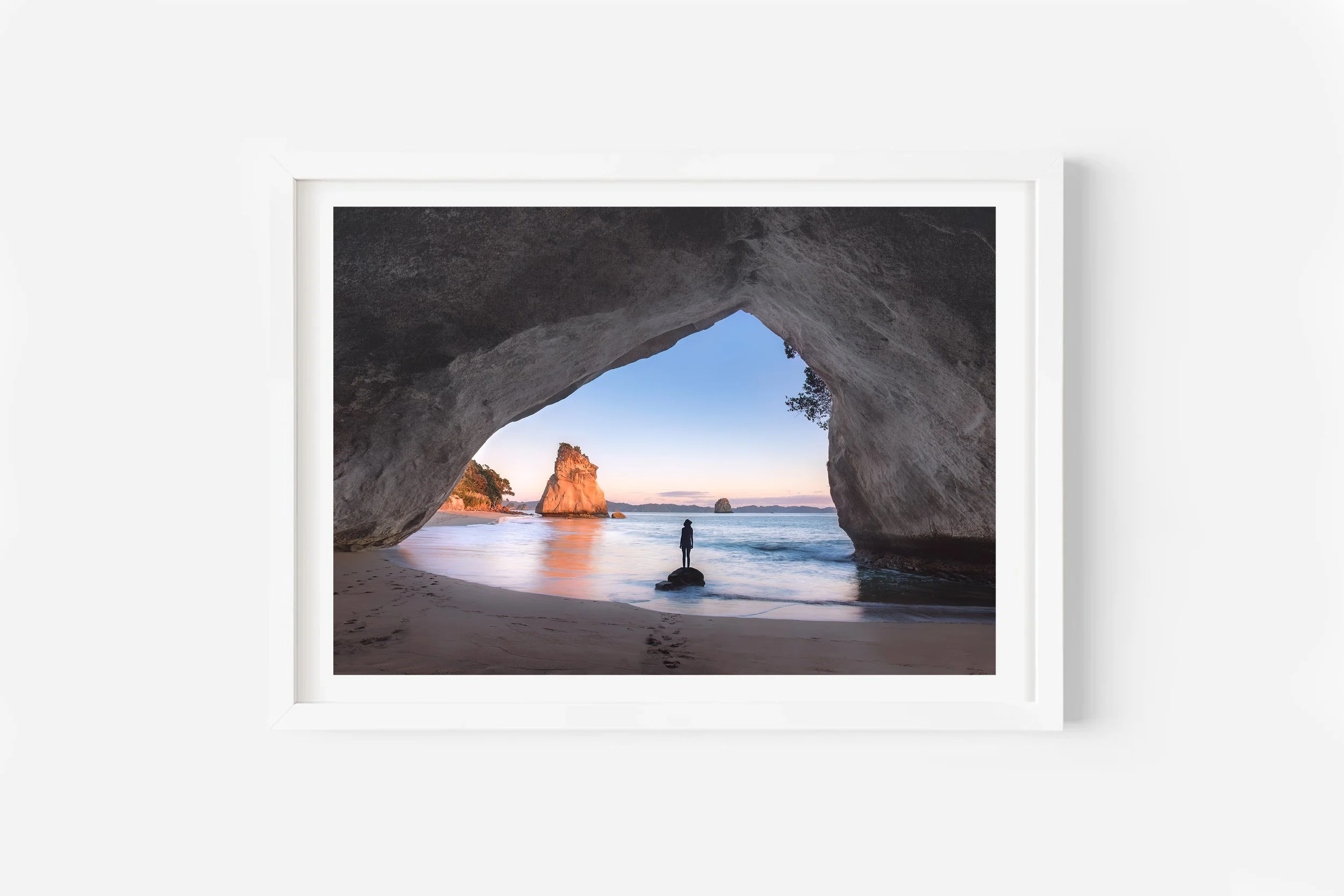 Cathedral Cove Coromandel sunrise NZ Print