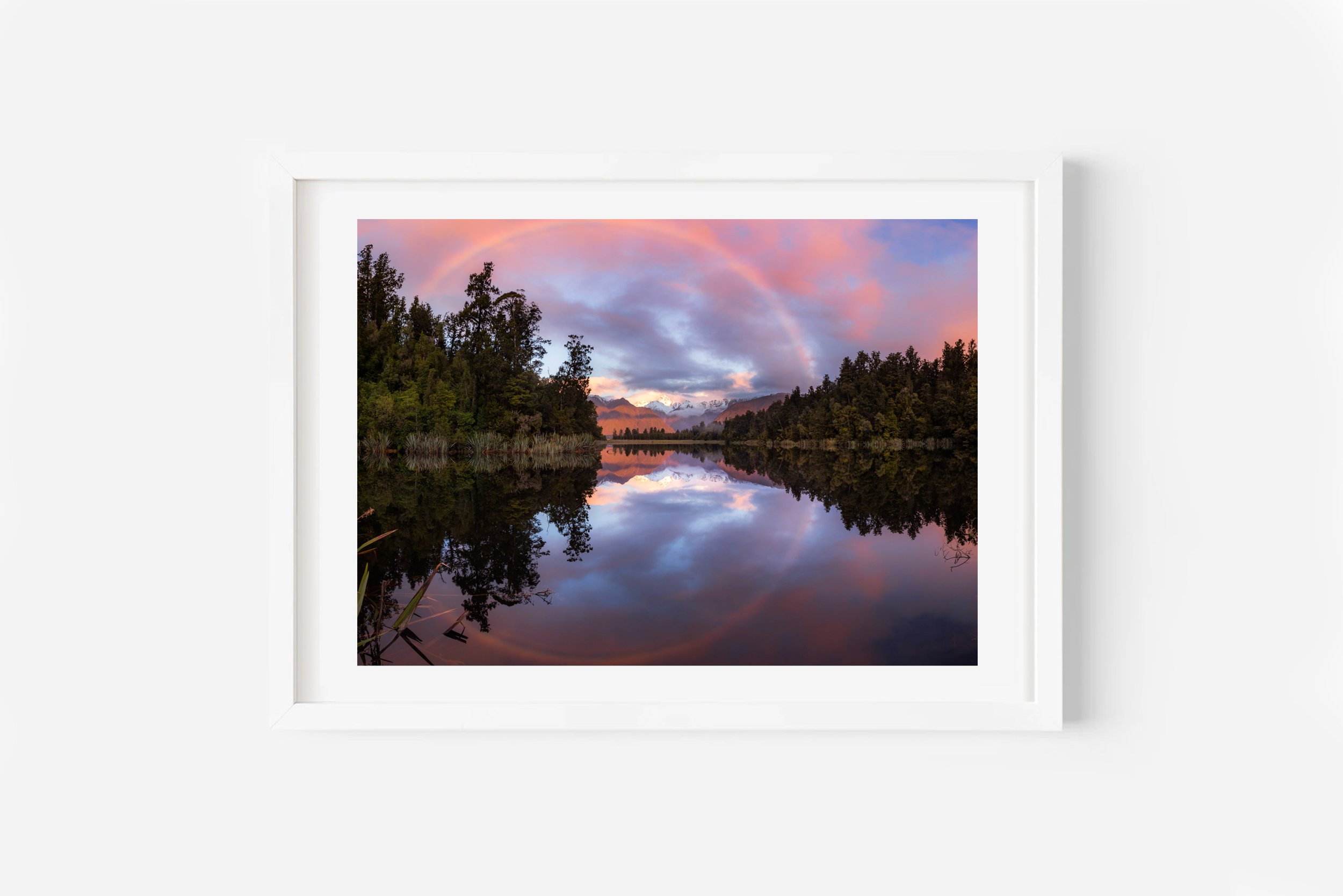 Lake Matheson West Coast South Island NZ Print