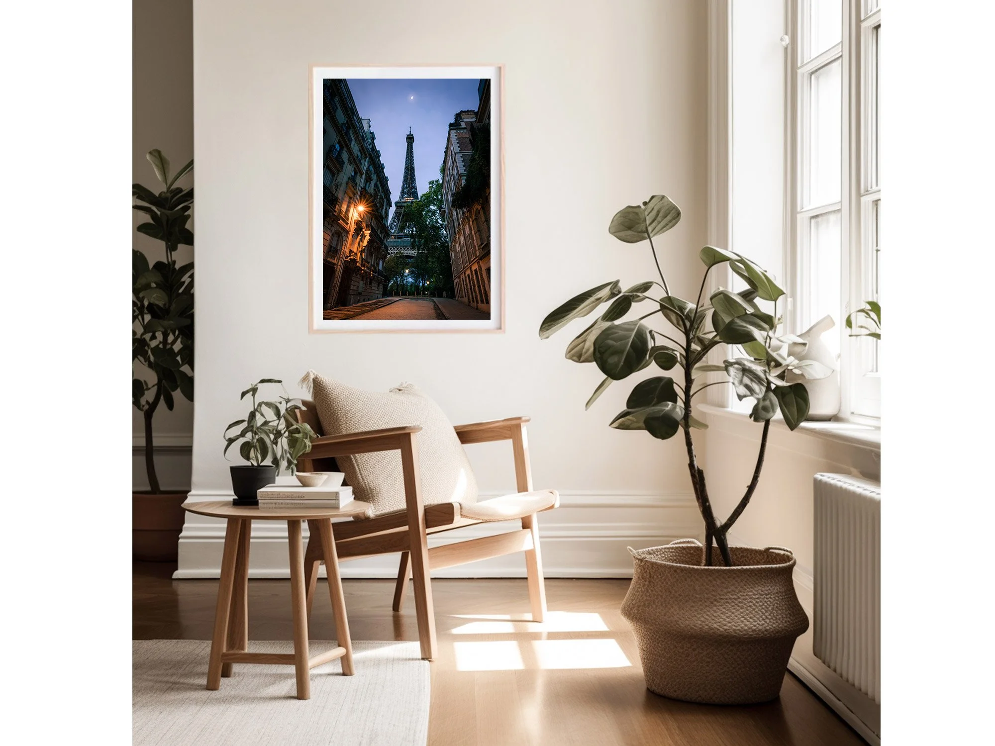 Rue de lUniversite Eiffel Tower Paris France Print