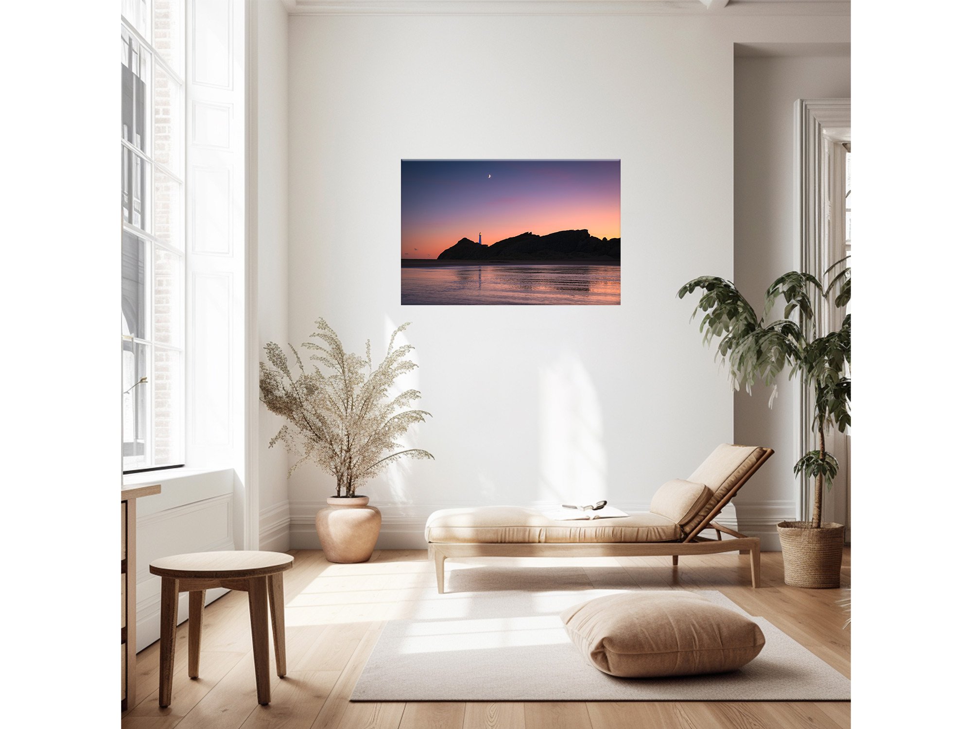 Castlepoint Lighthouse Sunrise Wairarapa NZ Print
