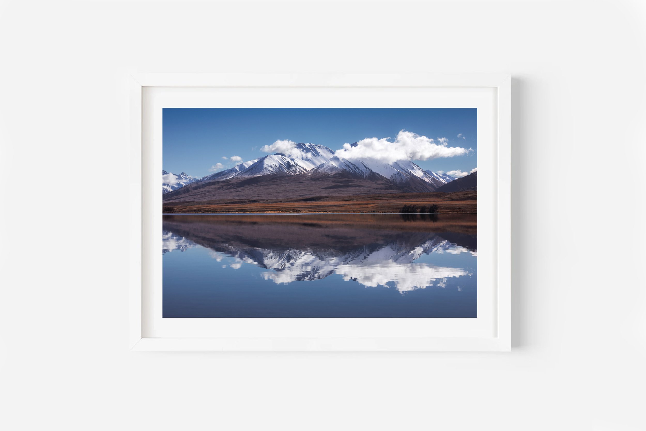 Lake Clearwater Ashburton Lakes NZ Print