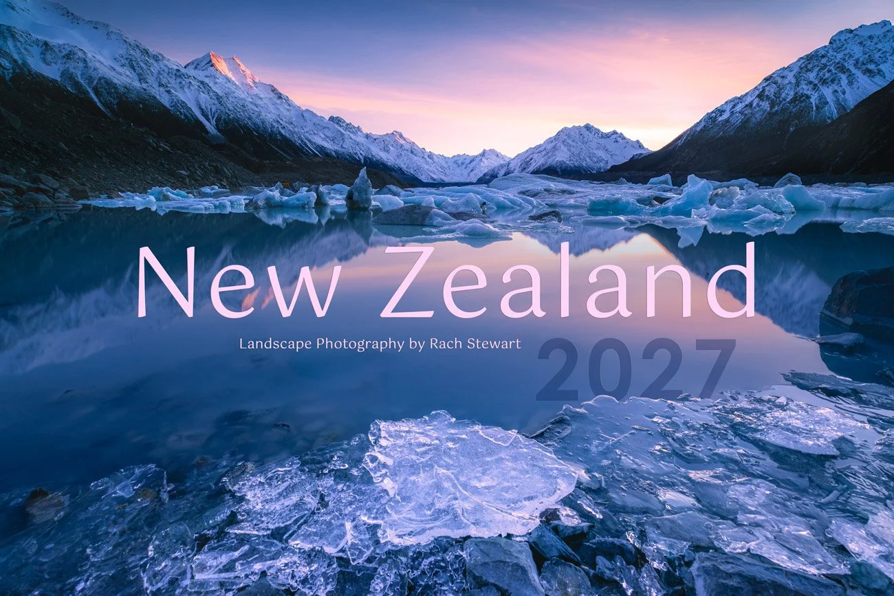 NZ Calendar 2027 - New Zealand Landscape Photography Rach Stewart
