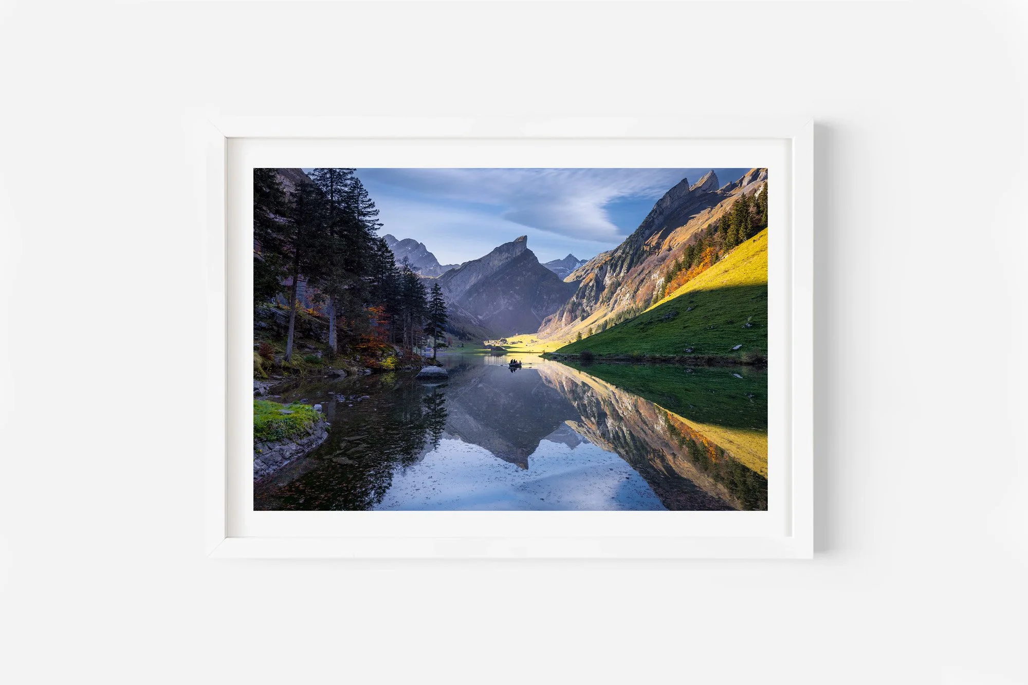 Seealpsee Lake Appenzell Switzerland Print