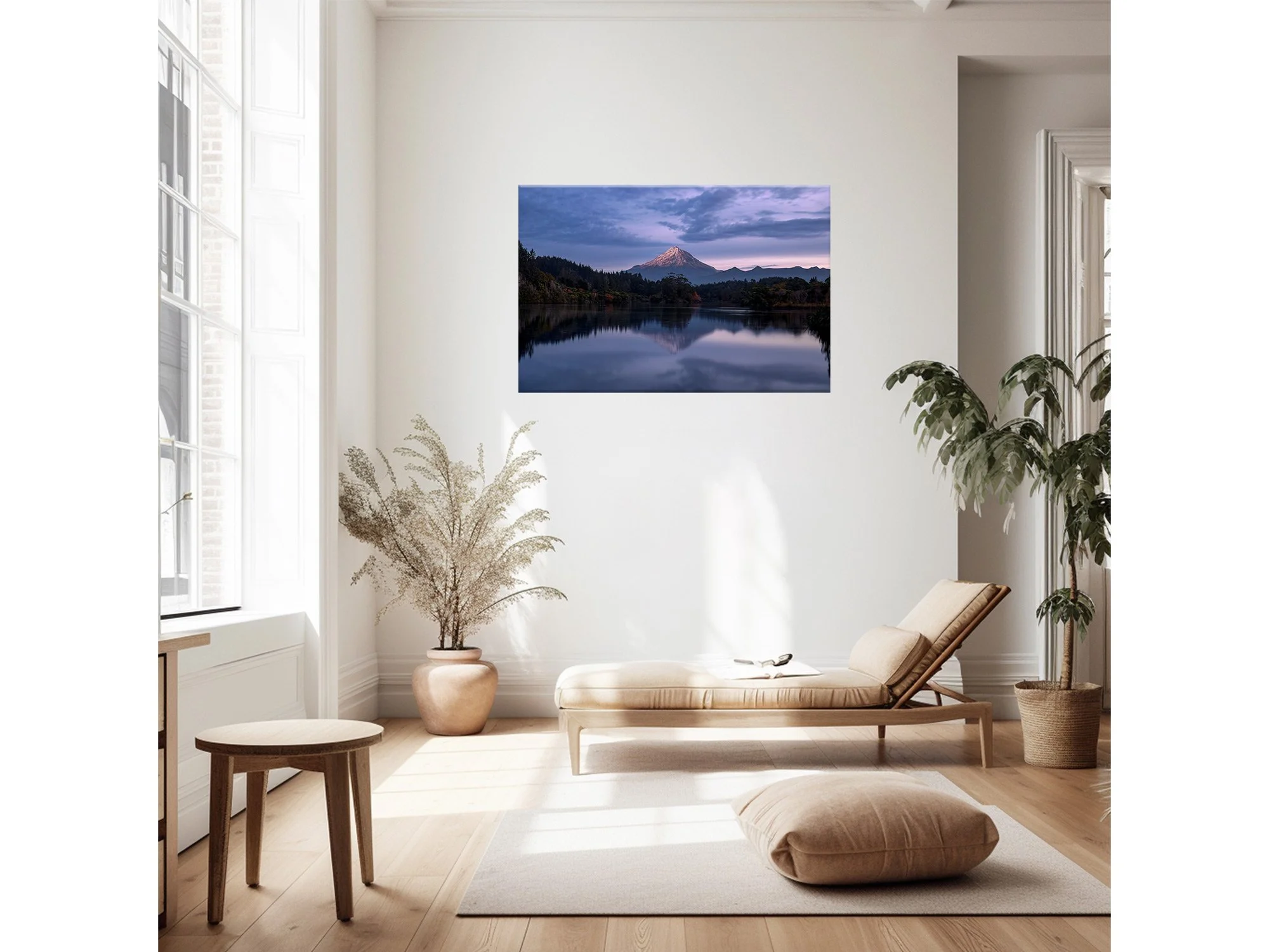 Lake Mangamahoe Taranaki New Zealand Print