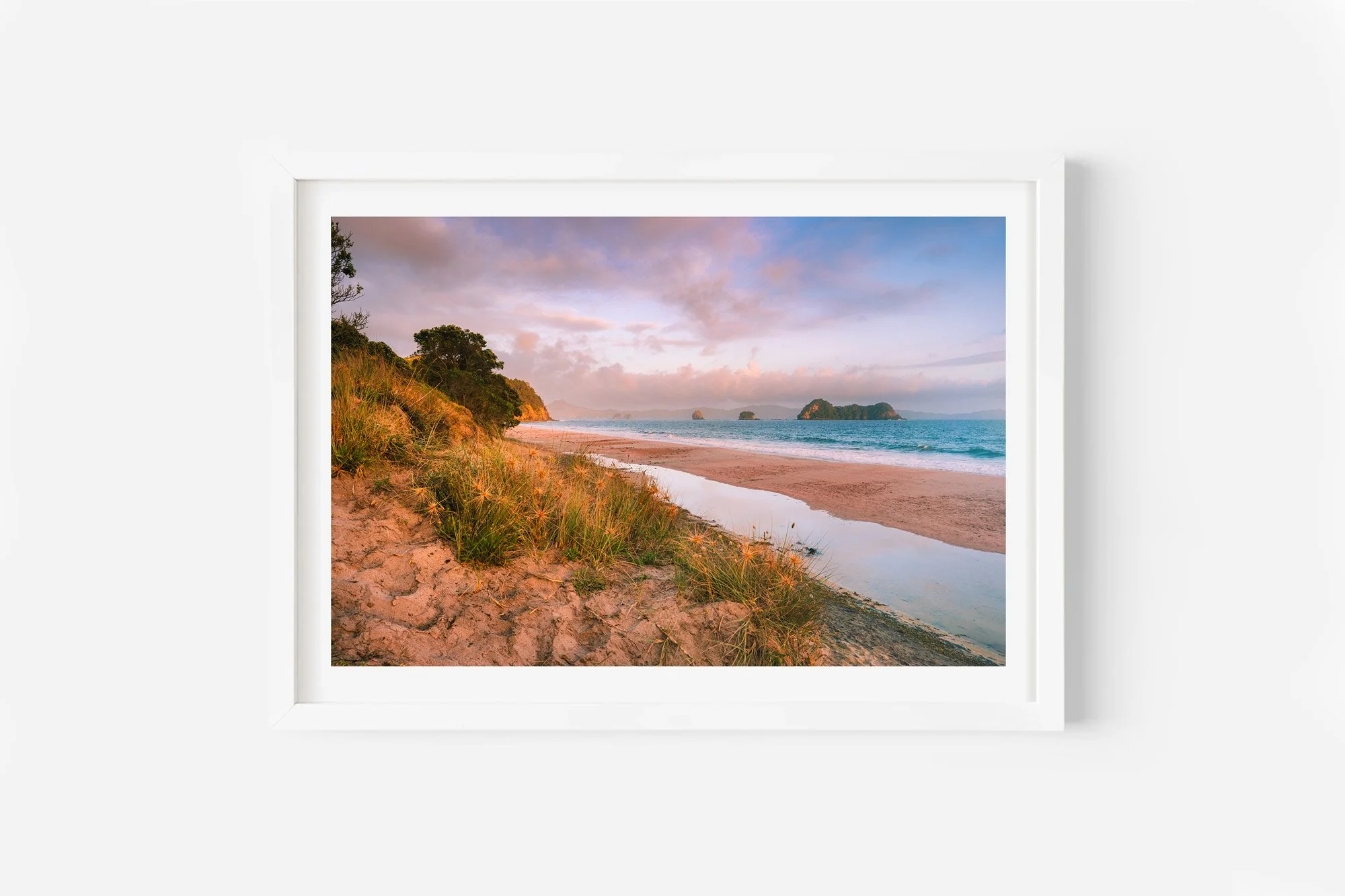 Hahei Beach Coromandel sunrise NZ Print