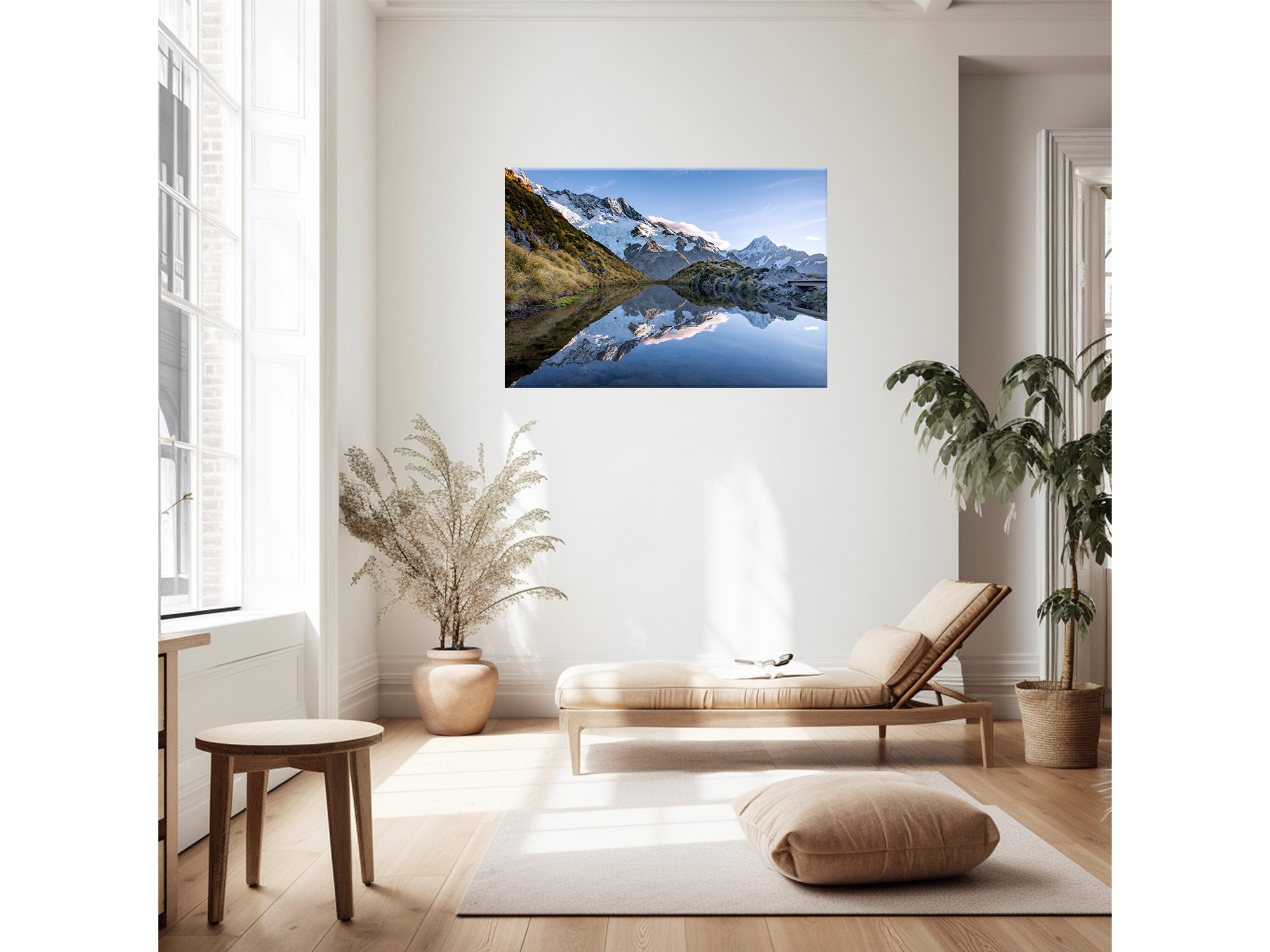 Sealy Tarns Mount Cook reflection NZ Print