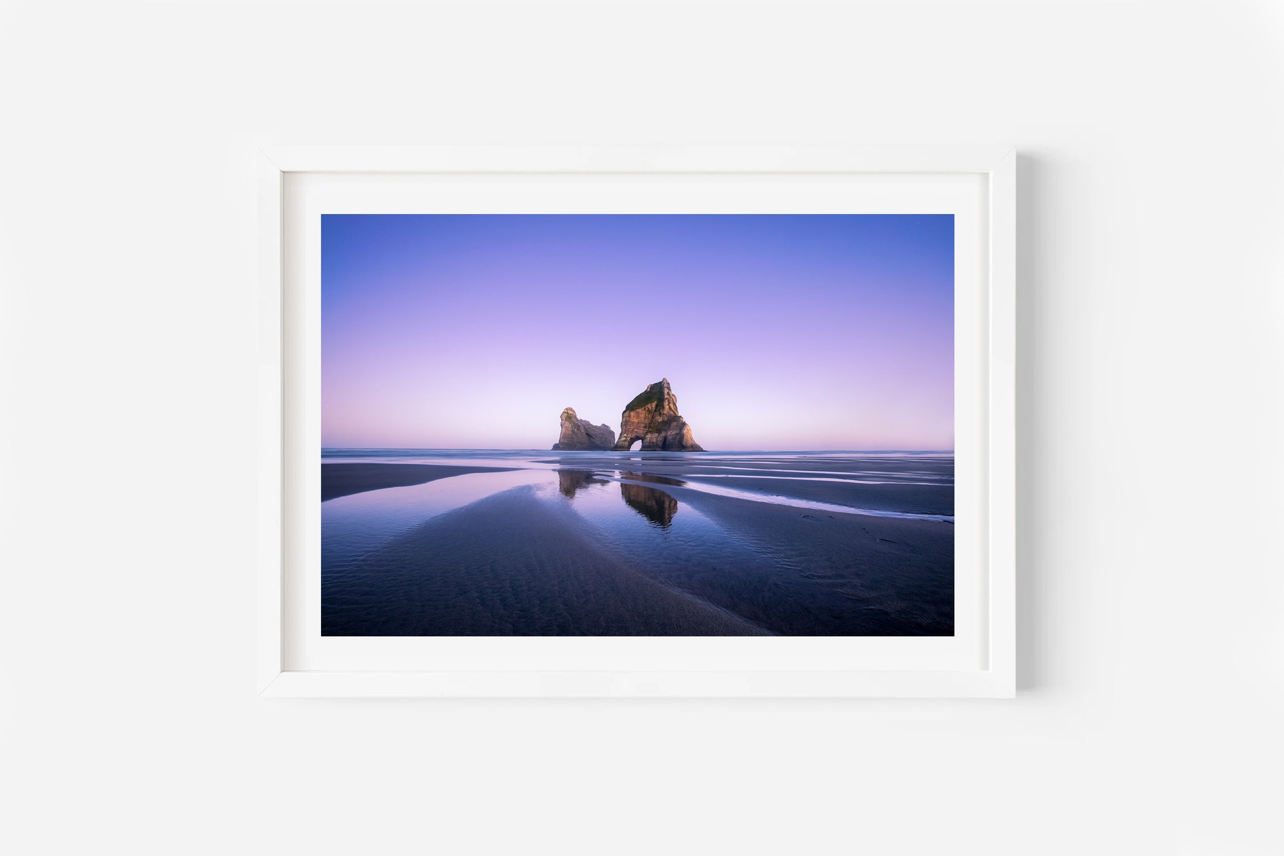 Wharariki Beach Archway Islands NZ Print