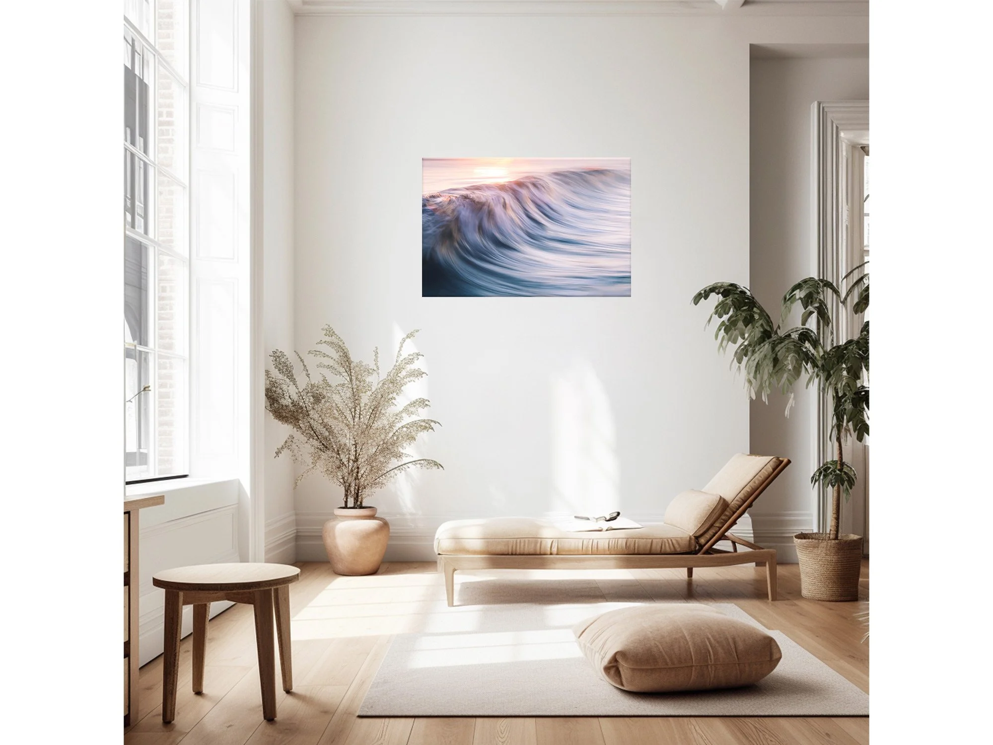 sunrise wave ocean art beach print new zealand mount maunganui