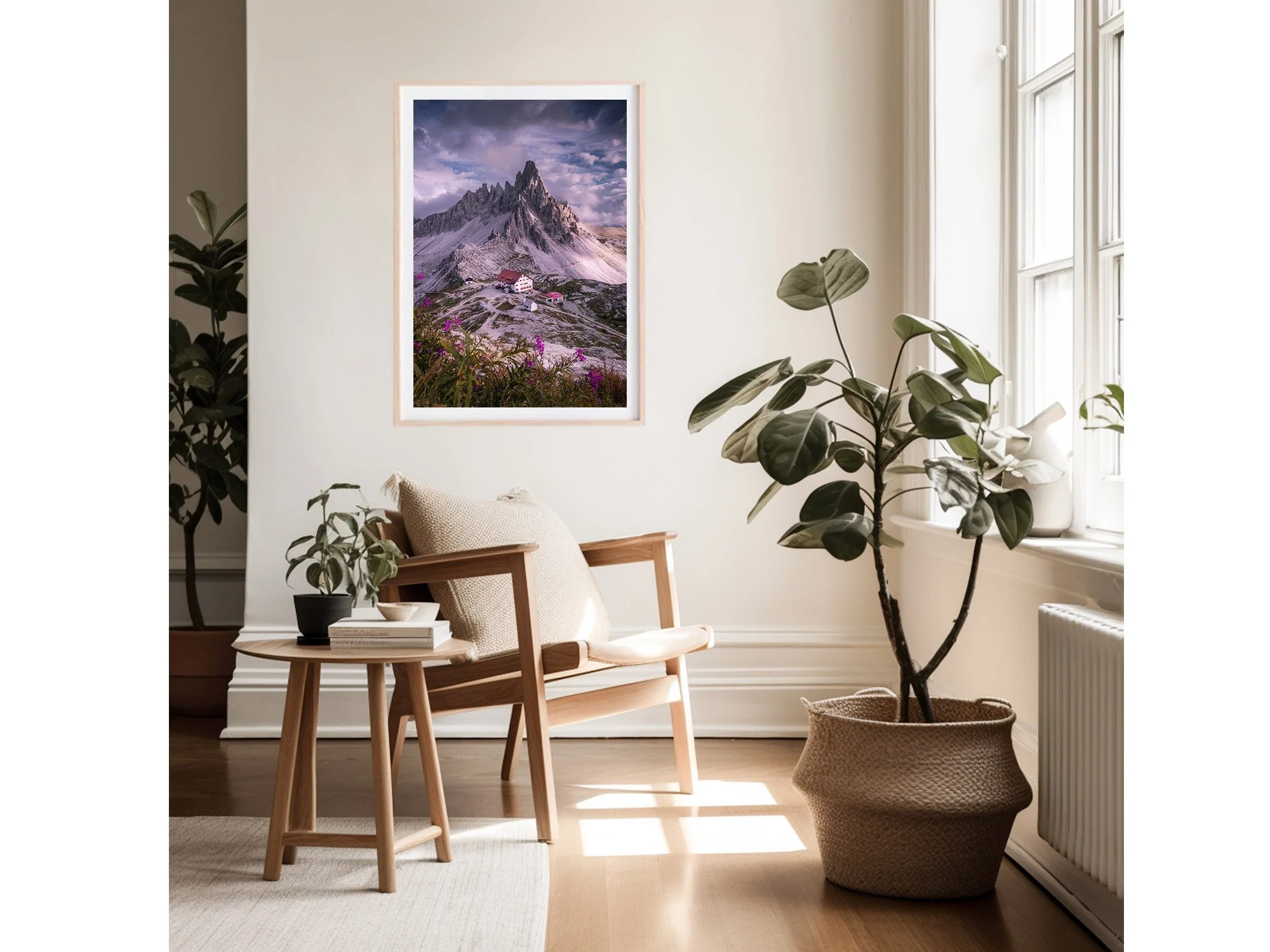Rifujio Locatelli Tre Cime Di Lavaredo The Dolomites Italy Print