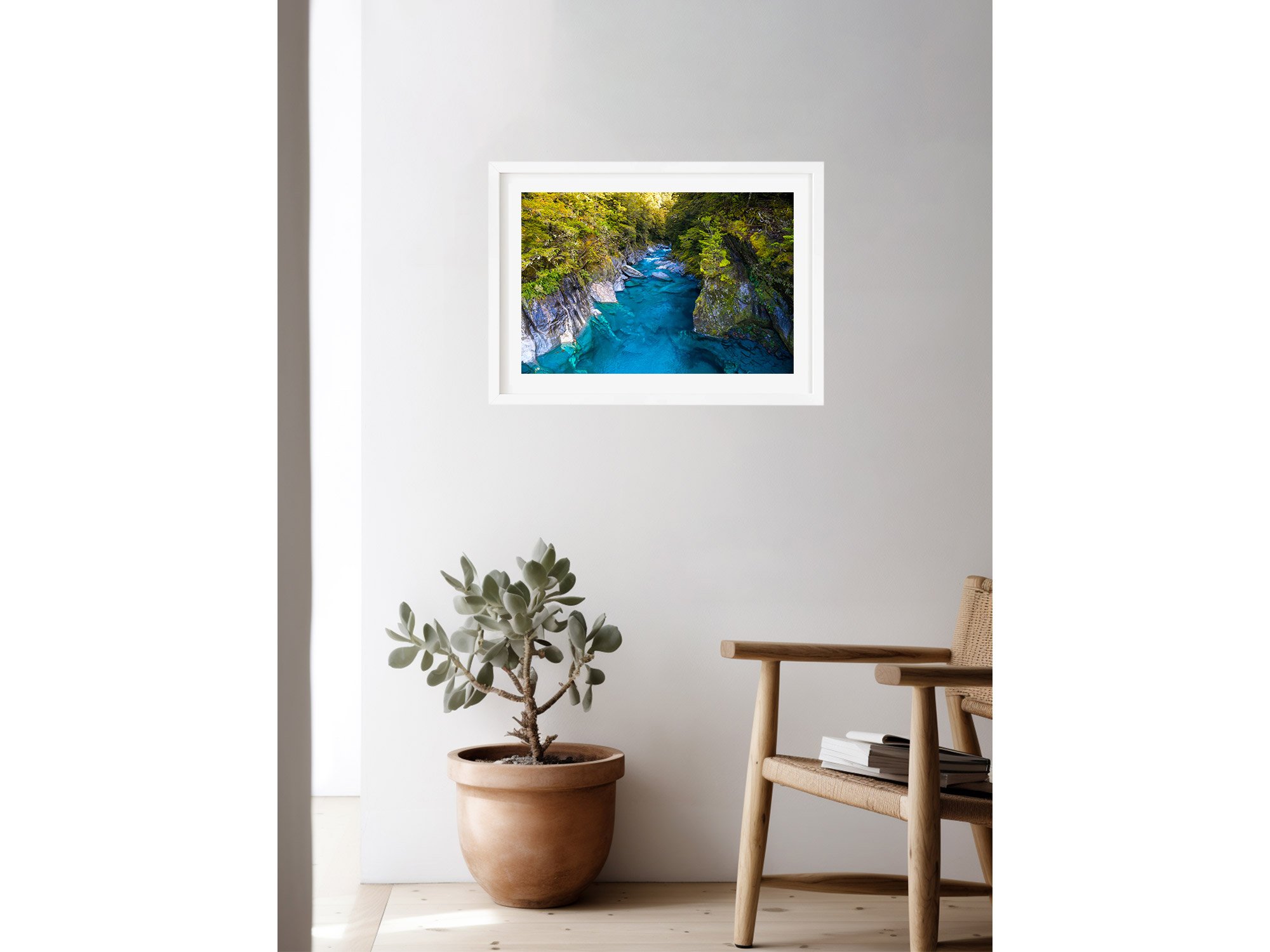 The Blue Pools Wanaka NZ Print