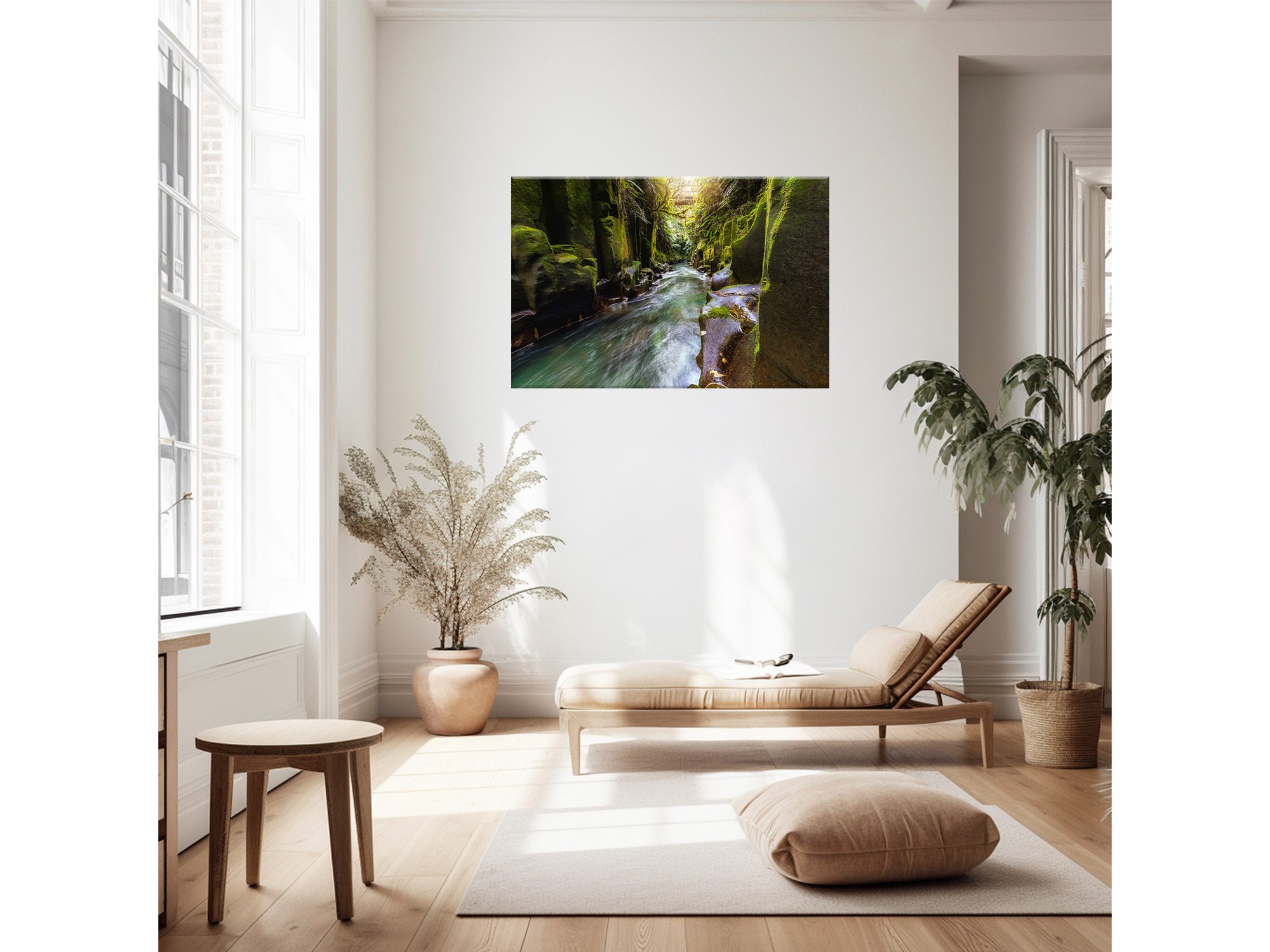 Te Whaiti Nui A Toi Canyon Whirinaki Forest NZ Print