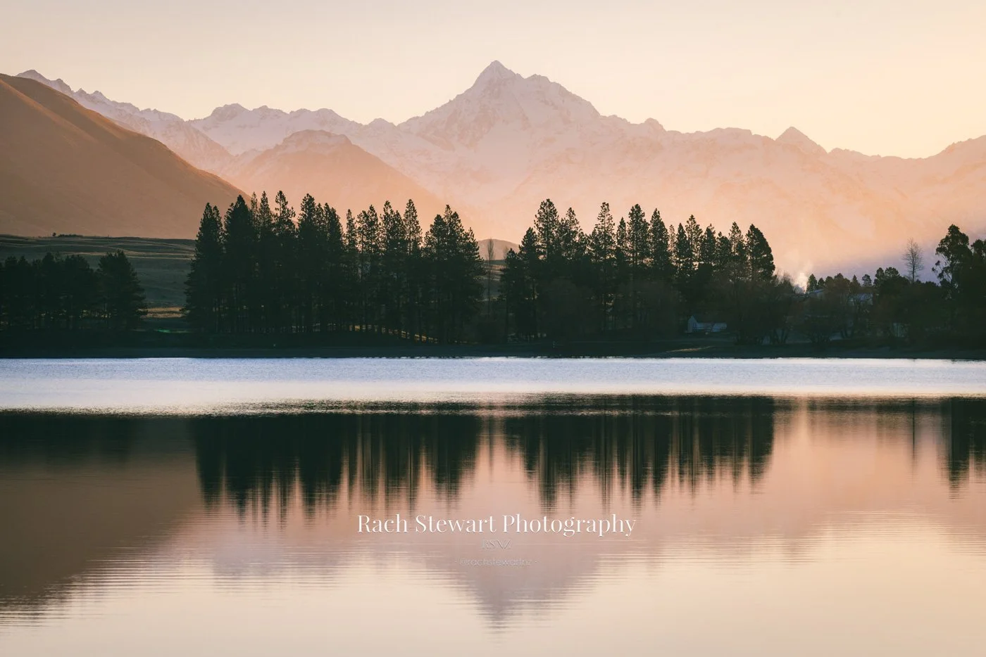 Mount Darchiac Lake Camp Hakatere Conservation Park NZ Print