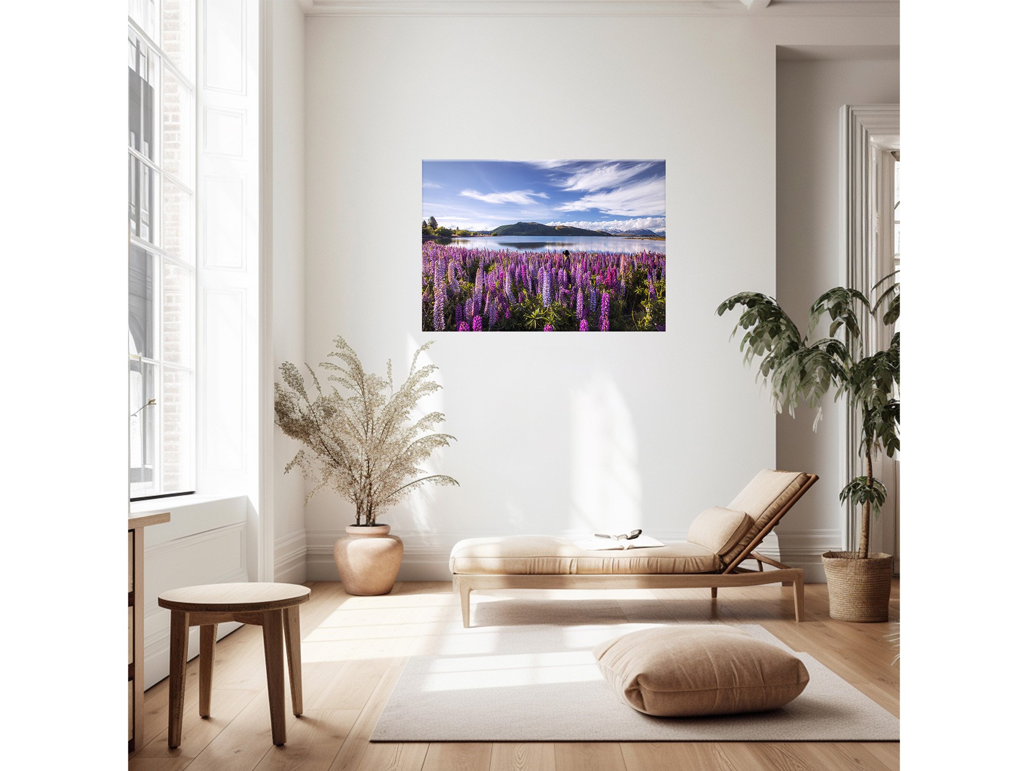 Lake Tekapo Lupin Fields NZ Print