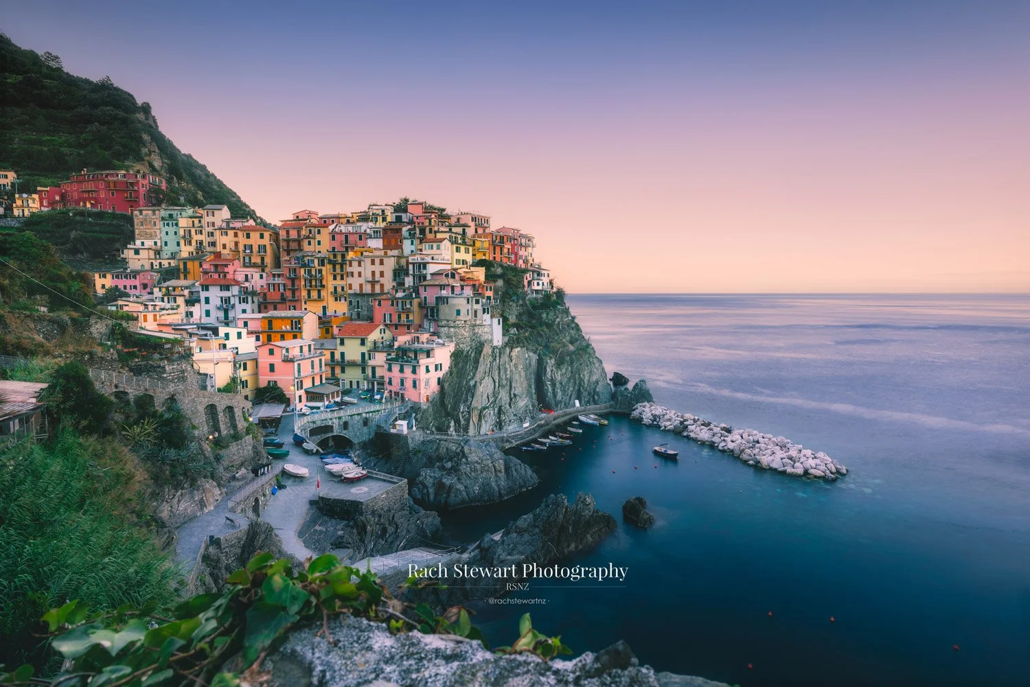 Manarola Sunrise Cinque Terre Italy Print