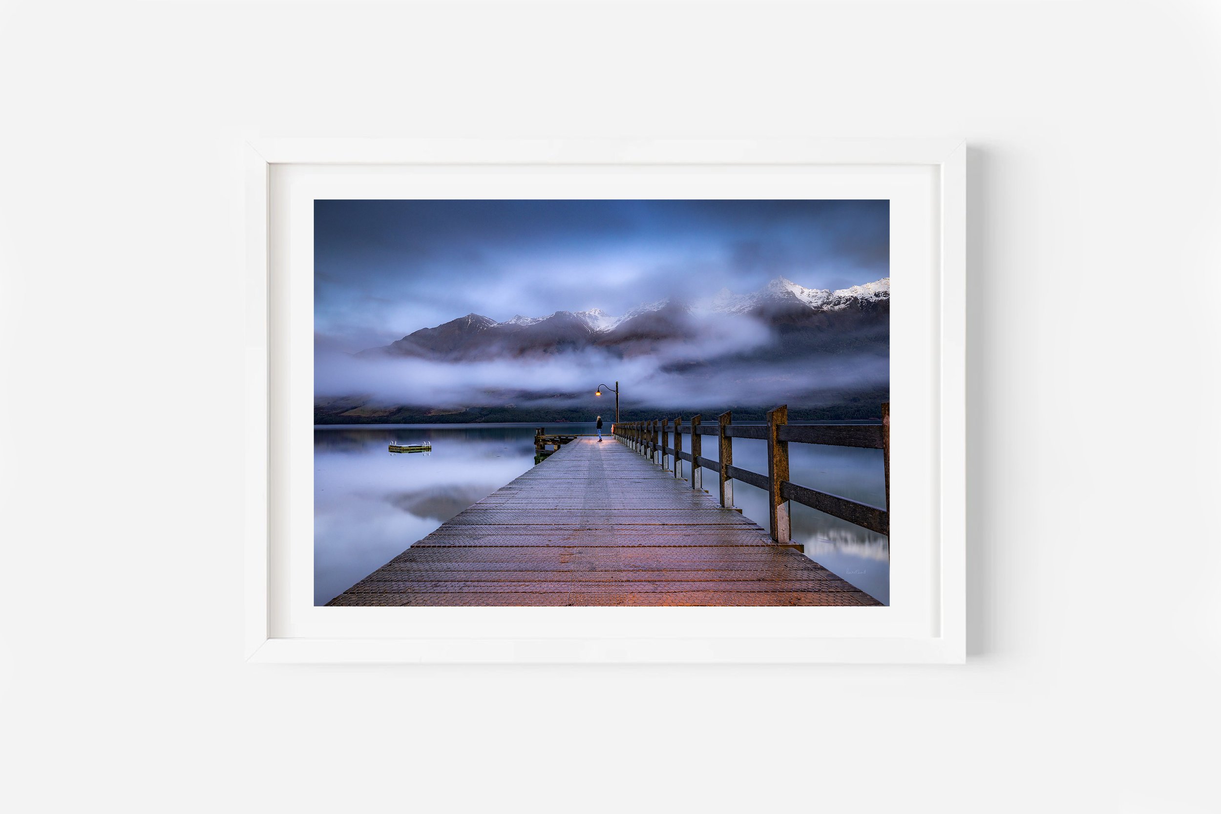 Glenorchy Wharf Queenstown NZ Print